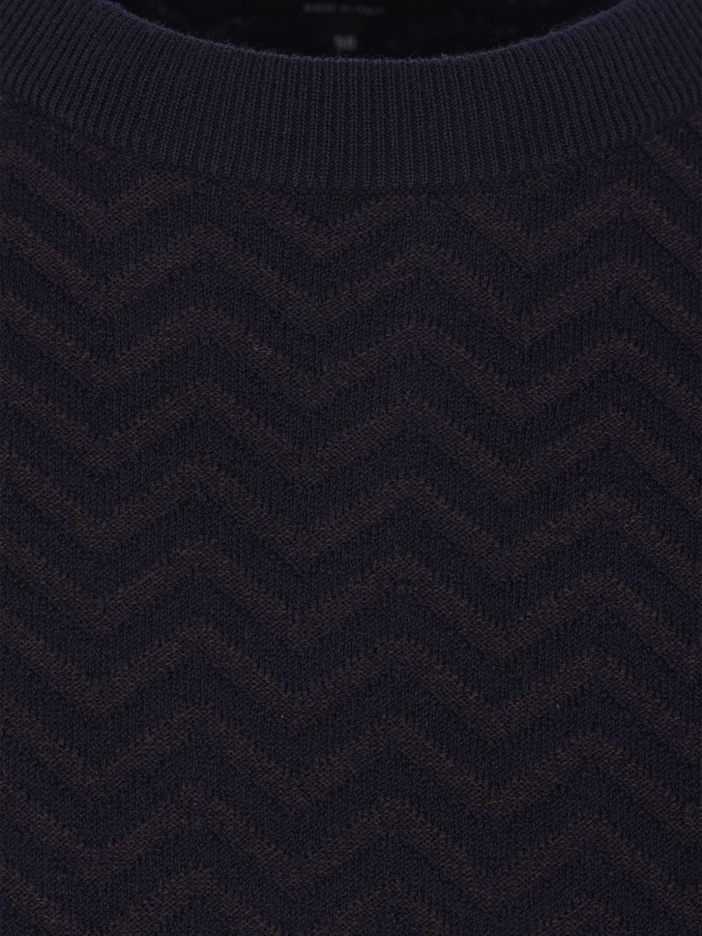 CHEVRON-PATTERN WOOL SWEATER - 3