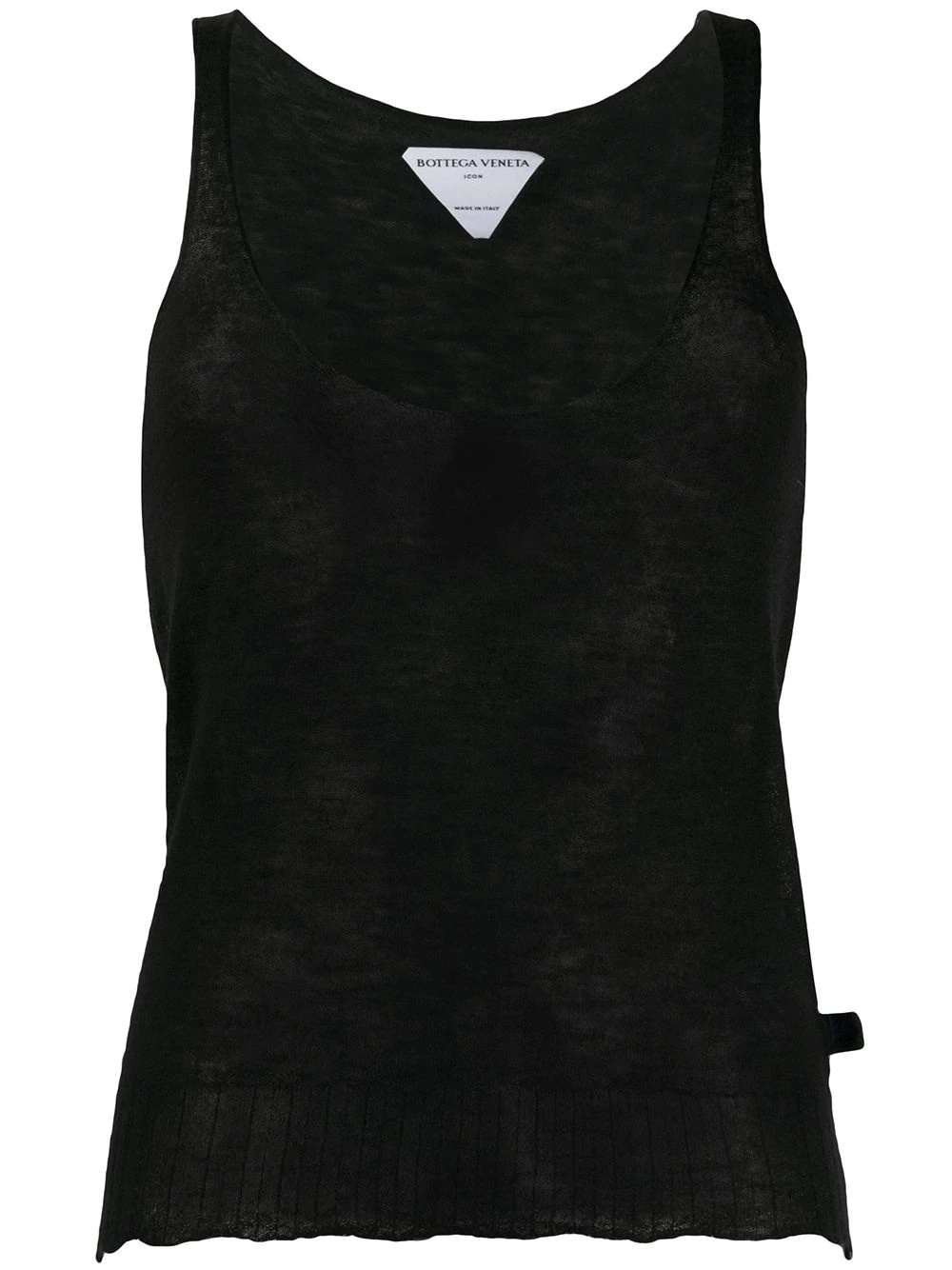 sleeveless cashmere tank top - 1