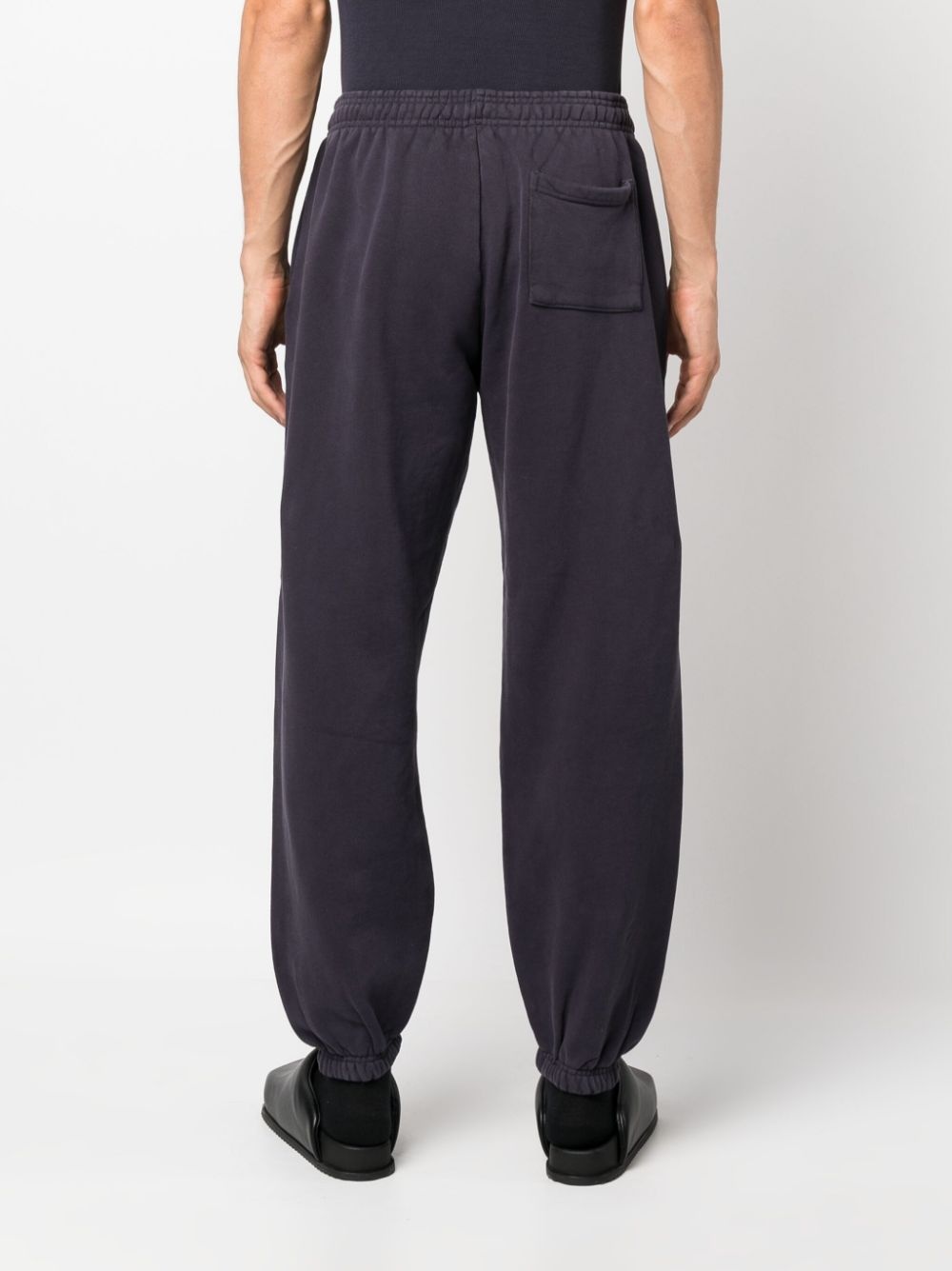 tapered cotton track pants - 5