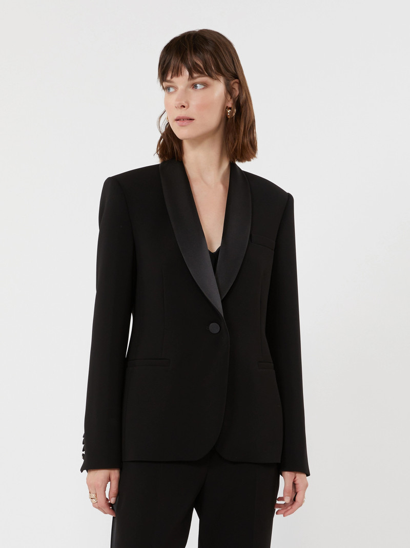 SCATOLA Cady Tuxedo jacket - BLACK 3