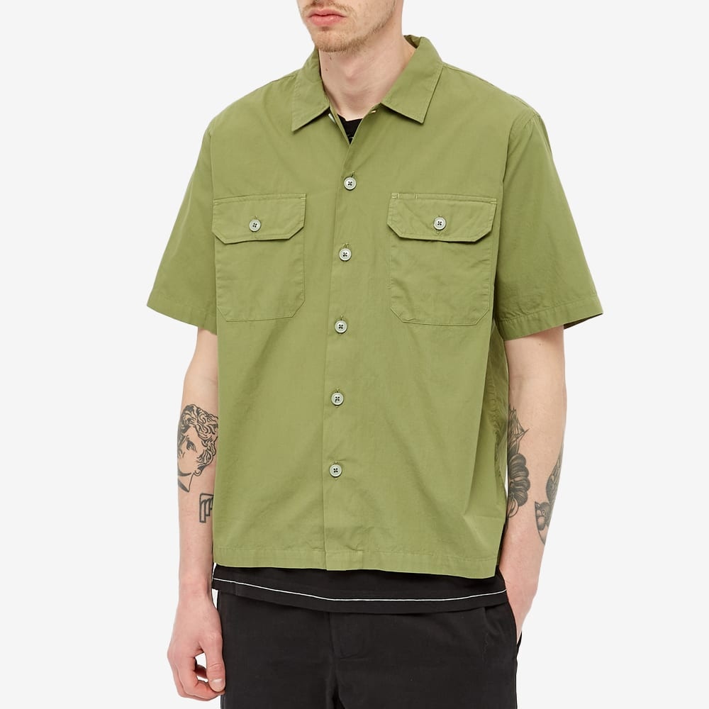 Universal Works Short Sleeve Utility Shirt - 4