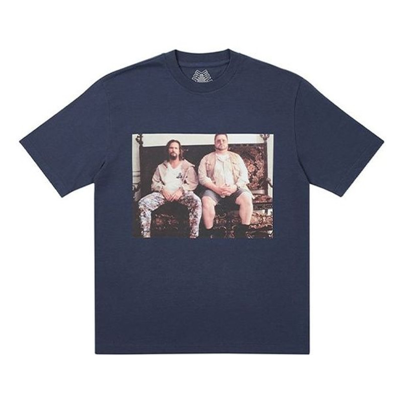 PALACE Dude Round Neck Short Sleeve Unisex Blue P19TS017 - 1