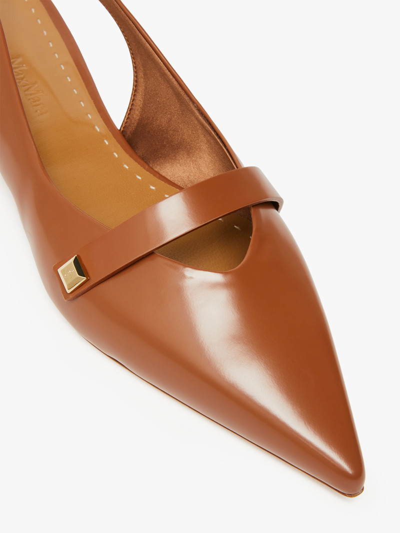 MMSPRING Flat leather sandals 4