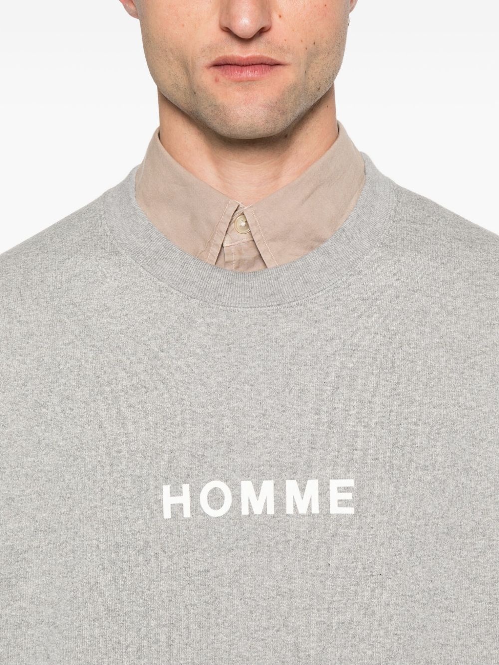 crew-neck cotton sweatshirt - 5