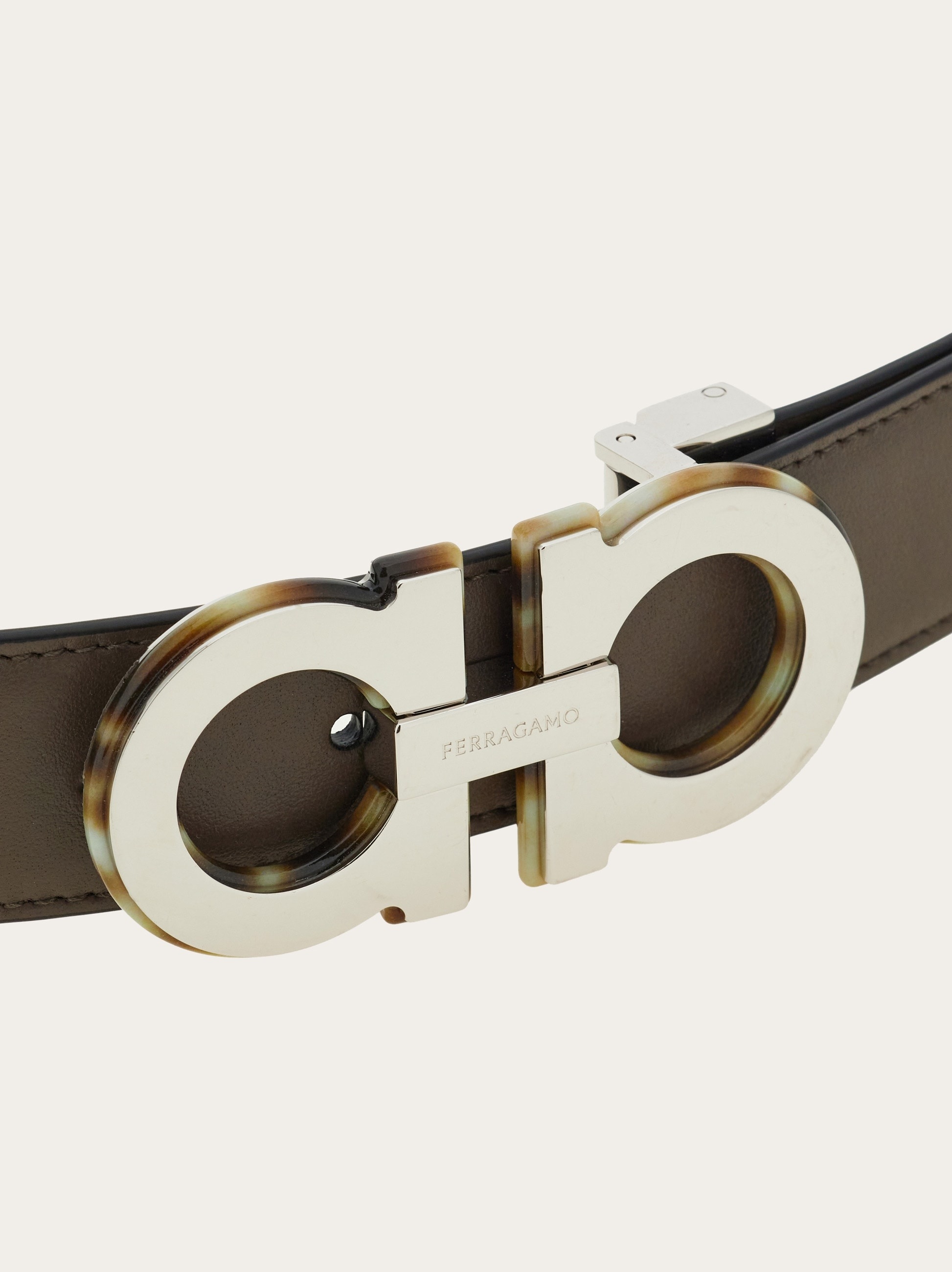 Reversible and adjustable Gancini belt - 5