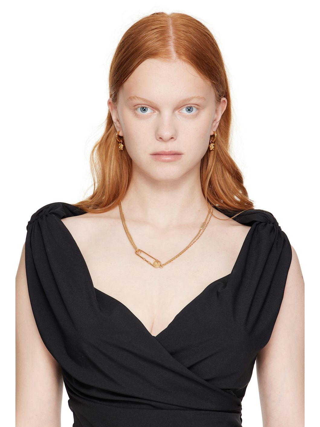 'La Medusa' Greca Hoop Earrings - 3