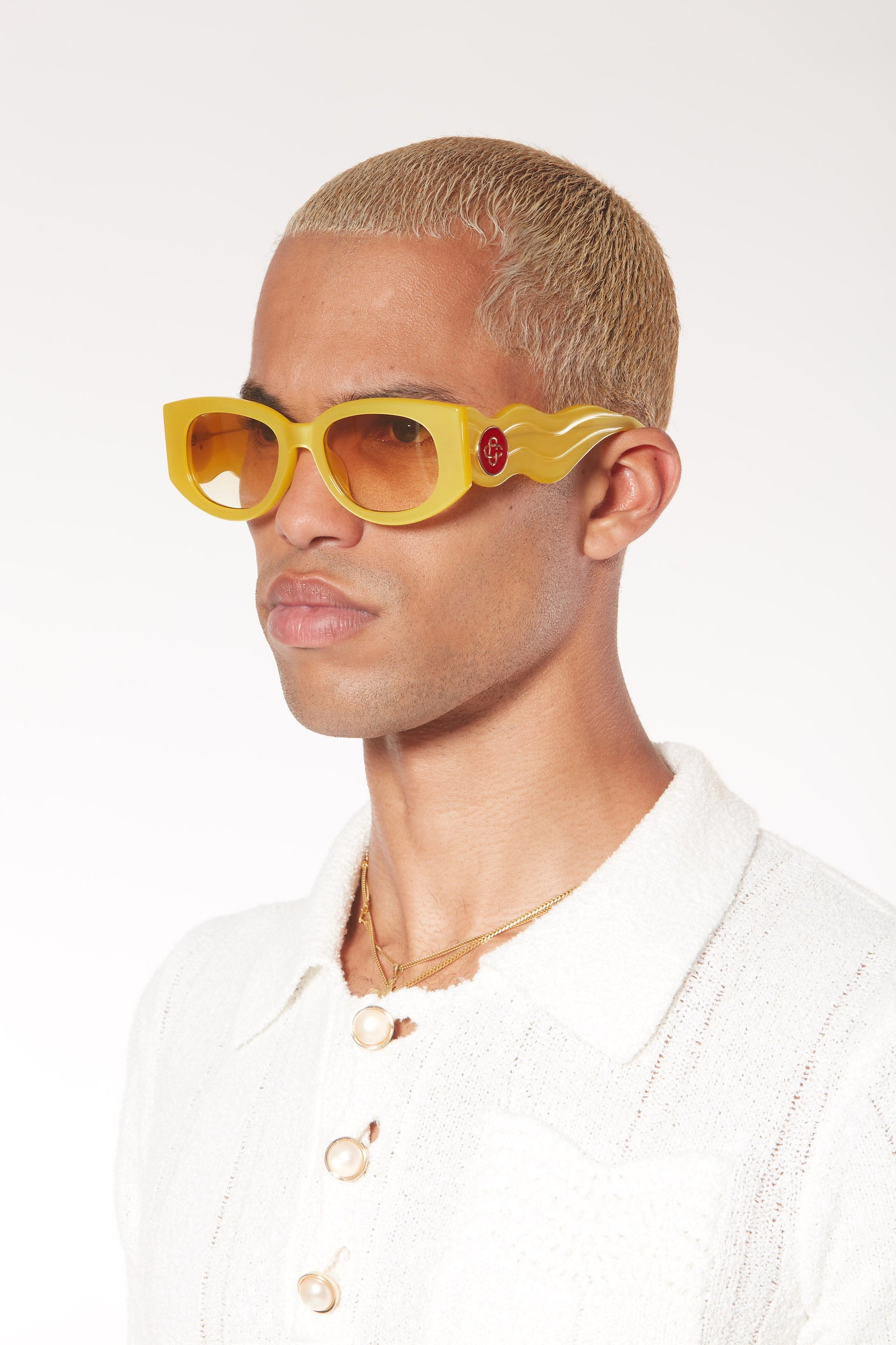 Memphis Yellow & Gold Sunglasses - 4