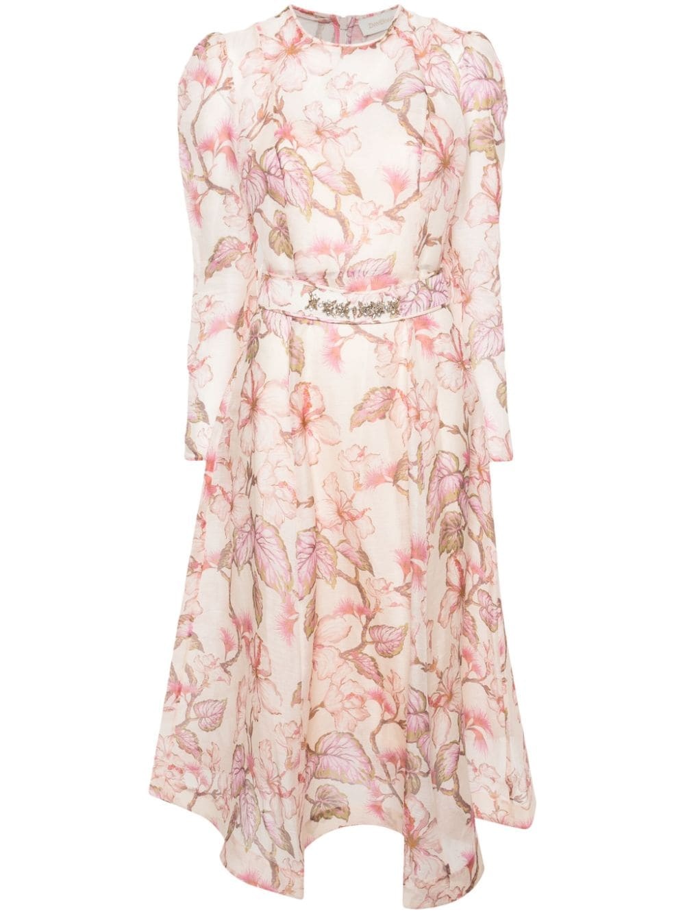 Matchmaker floral-print midi dress - 1