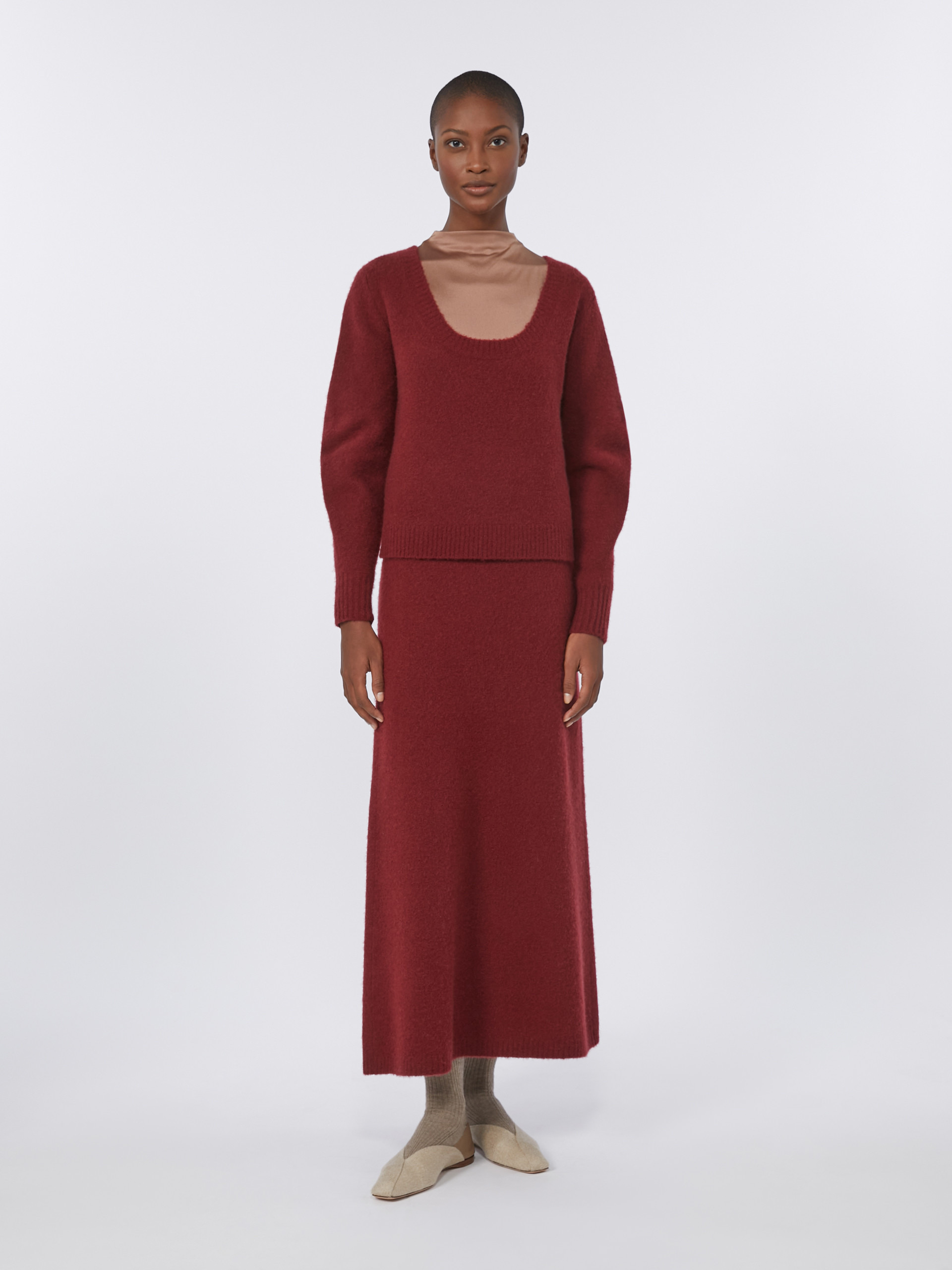 DORINA Stretch cashmere yarn skirt - 2