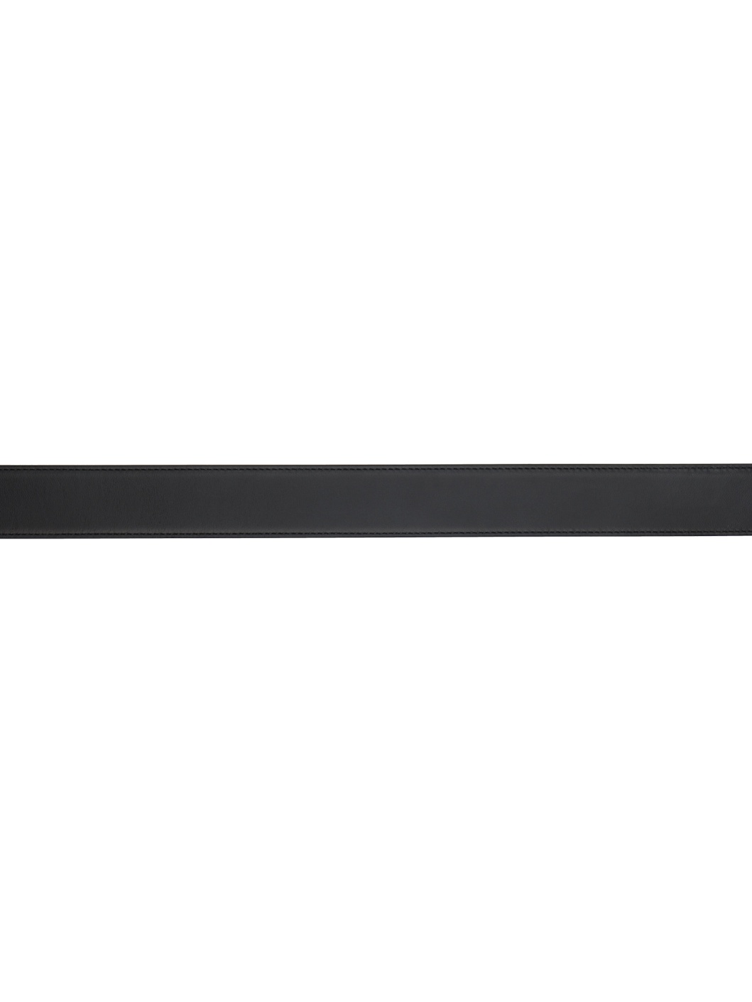 Black & Brown Reversible Adjustable Gancini Belt - 2