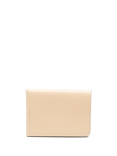 Jil Sander embossed logo tri-fold wallet outlook