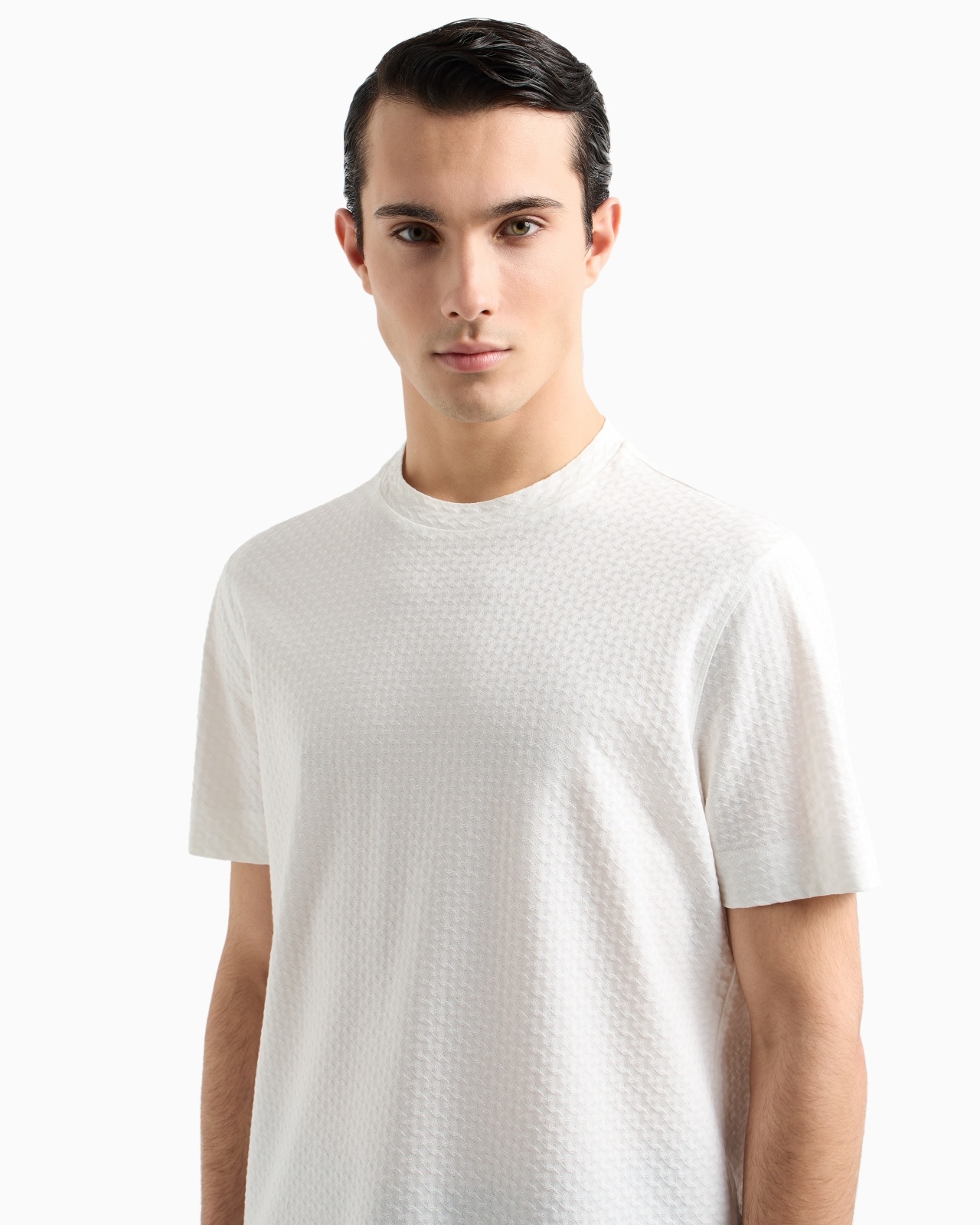 JACQUARD JERSEY T-SHIRT - 5
