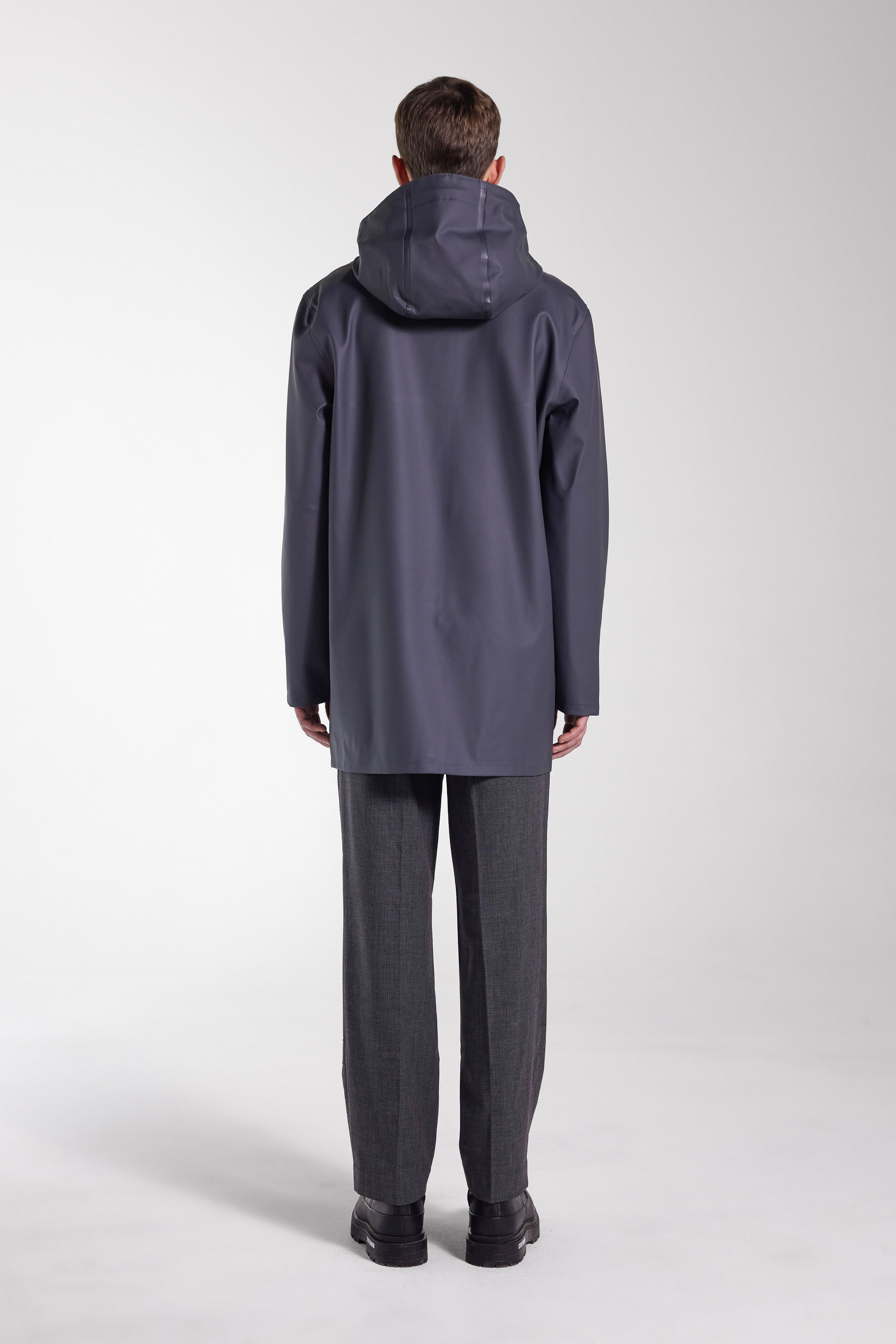 Stockholm Raincoat Charcoal - 4