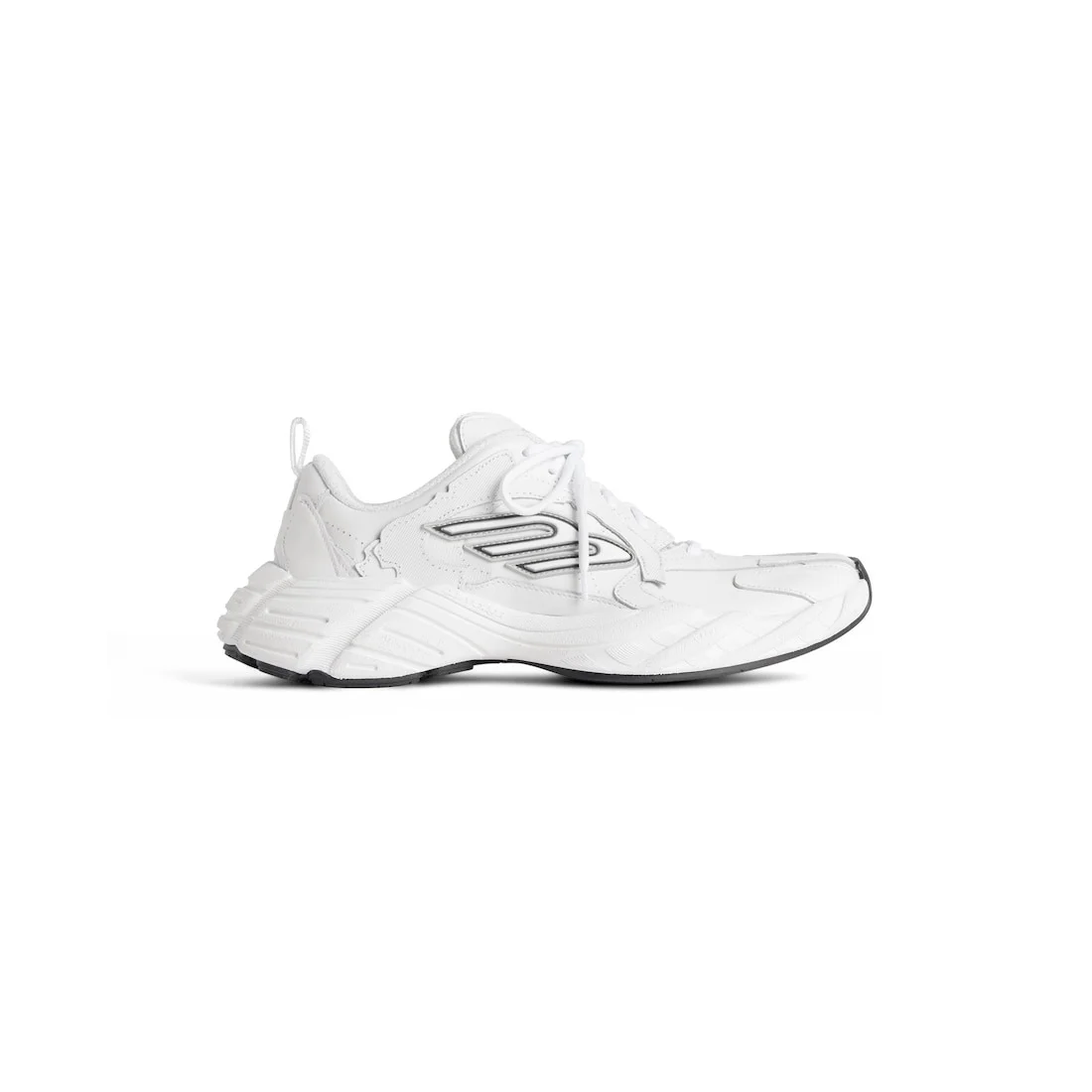 Women's Monday Shoe in White/black/grey - 1