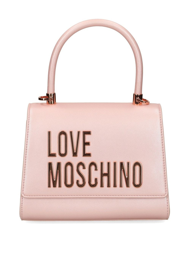 logo-lettering tote bag 4