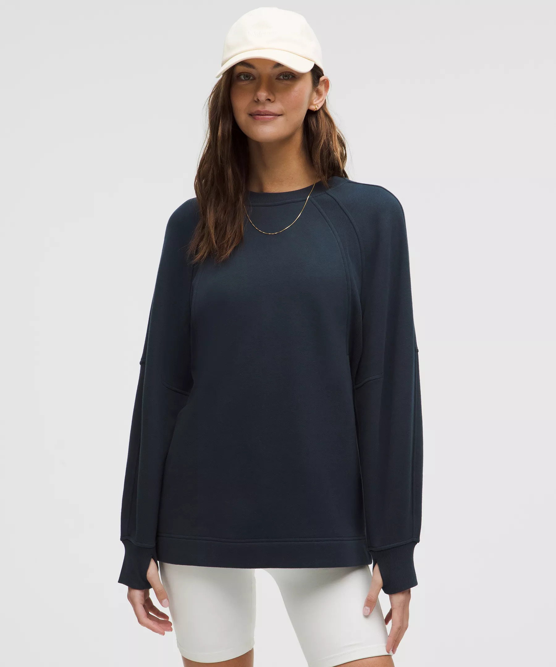 Scuba Oversized Long Crewneck - 1