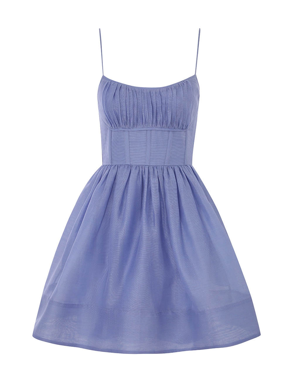 Zimmermann NATURA RUCHED MINI DRESS - 9689DS241IRS | REVERSIBLE