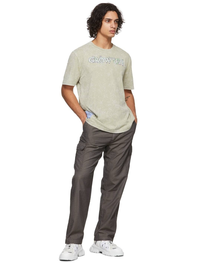 McQ Alexander McQueen Green Logo T-Shirt outlook