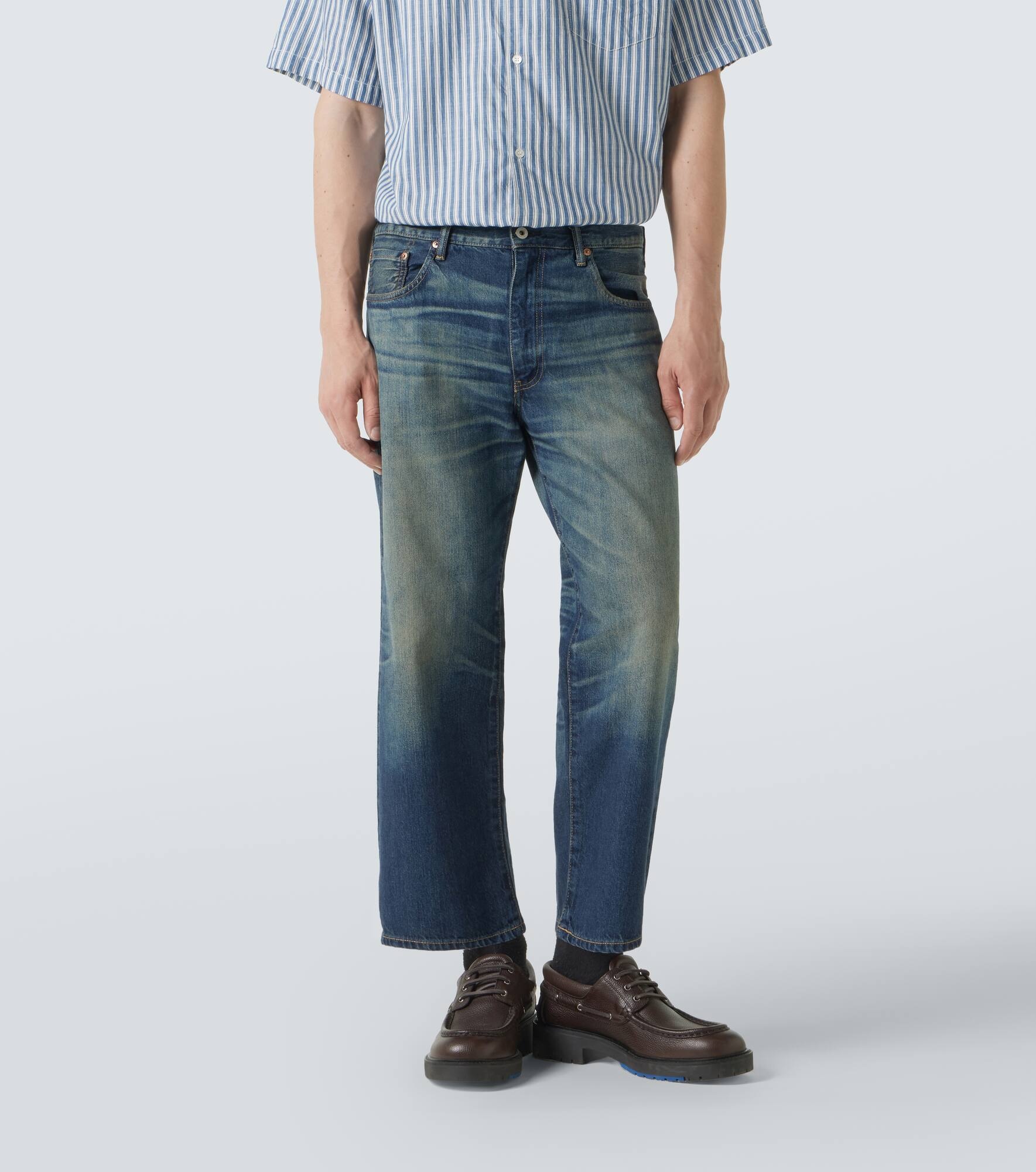 Faded straight jeans - 3