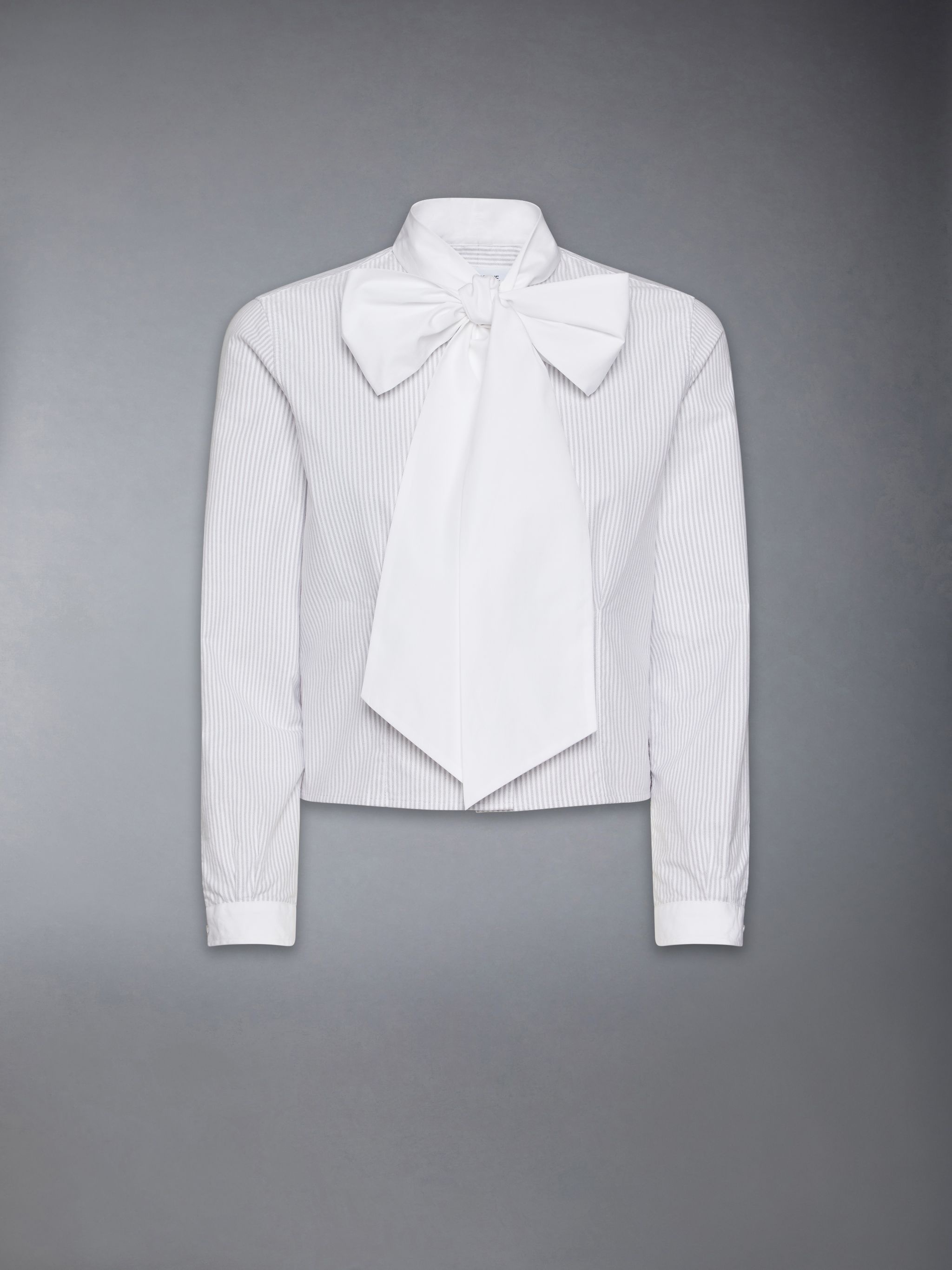 Poplin Bow Collar Blouse - 6
