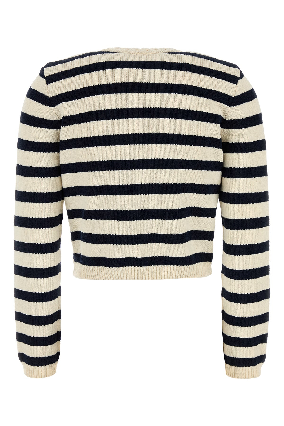 Embroidered cotton blend cardigan - 2