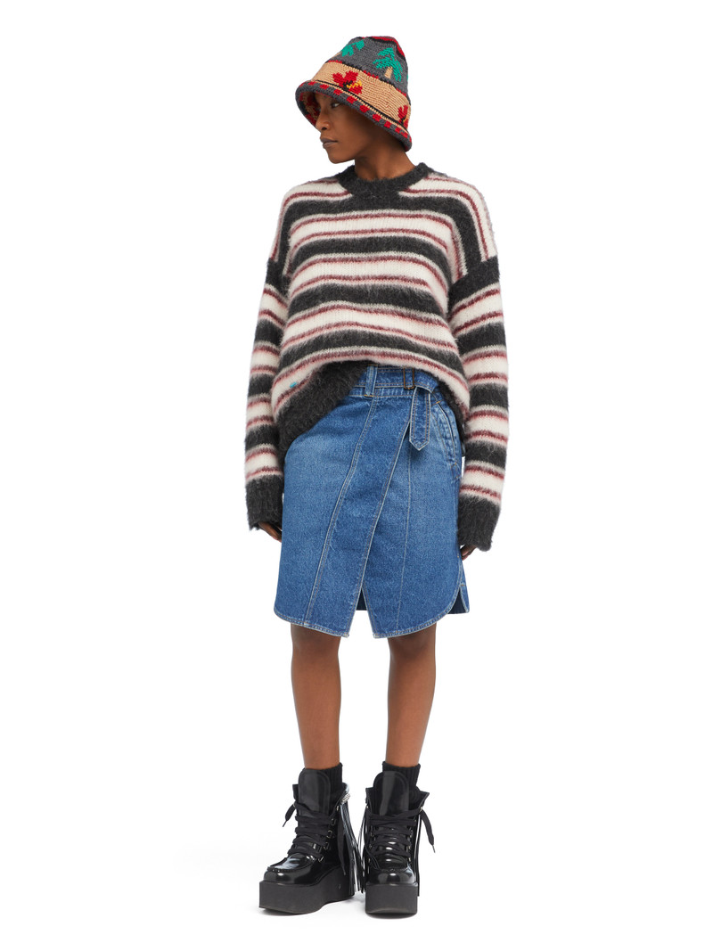 Alanui Grunge Stripes Sweater outlook