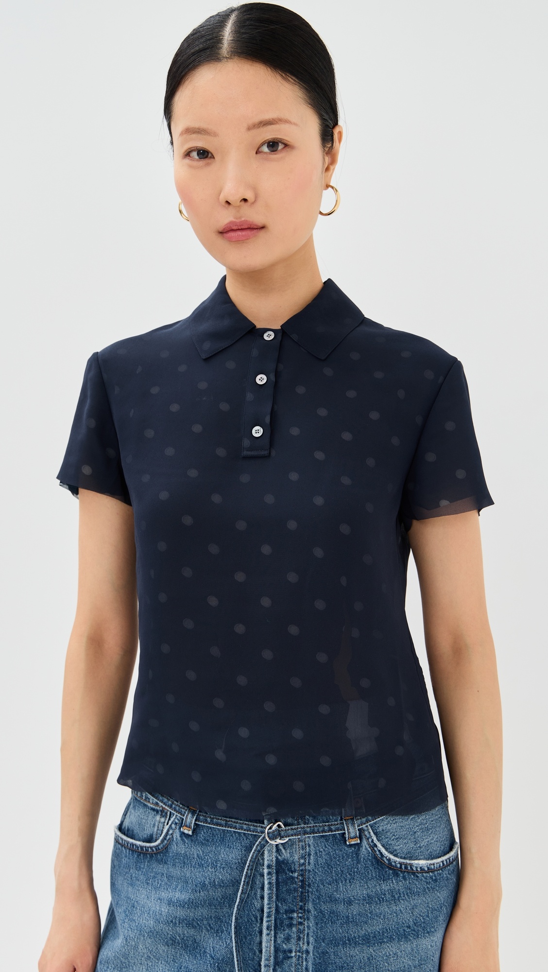 Polka Dot Blouse - 6