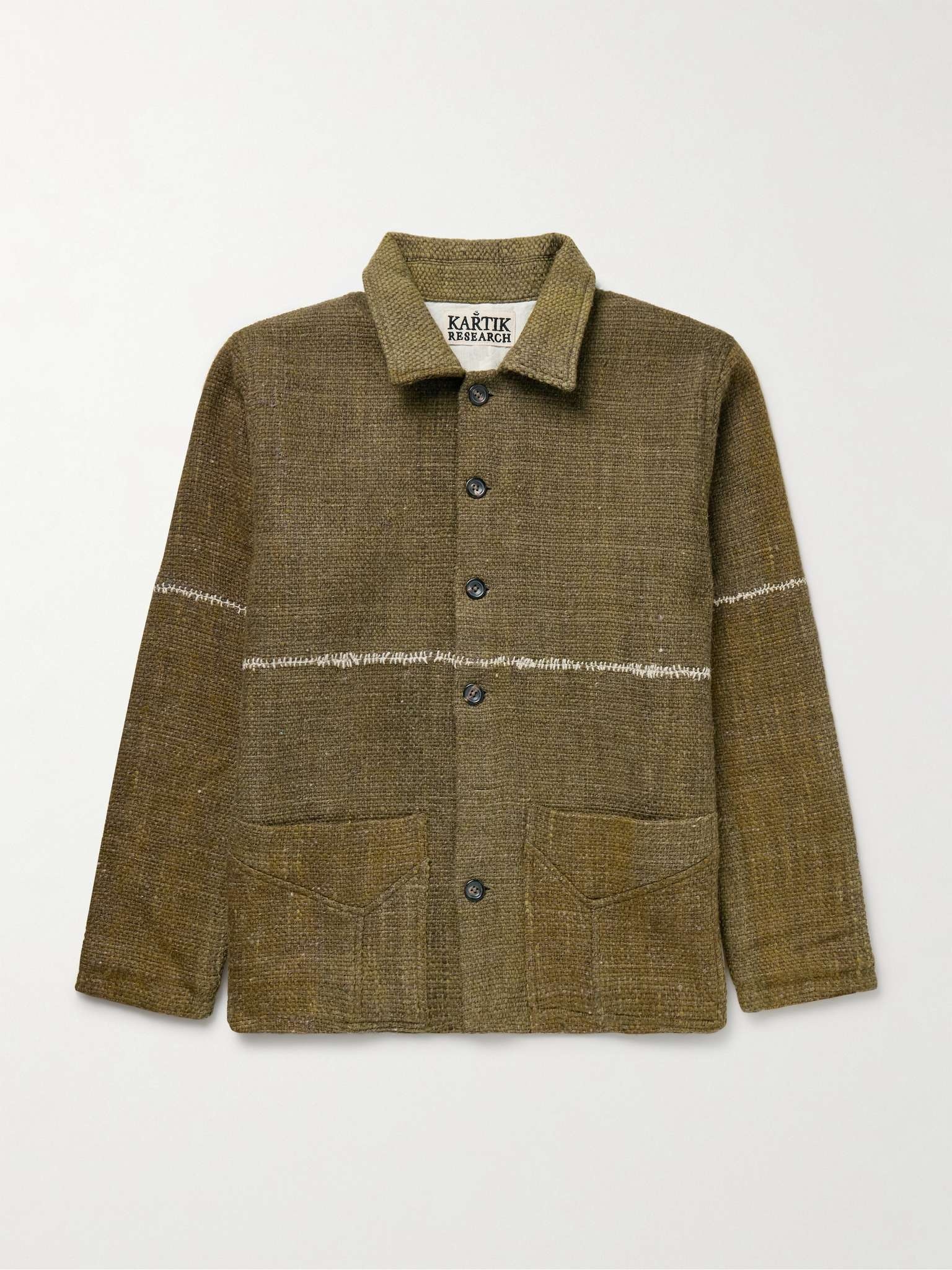 Embroidered Wool Chore Jacket - 1