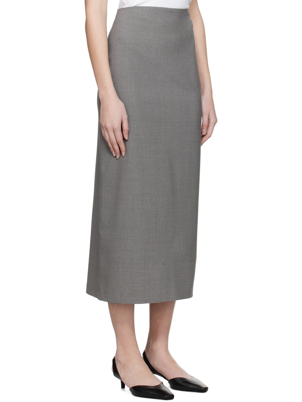 Gray Samos Maxi Skirt - 2