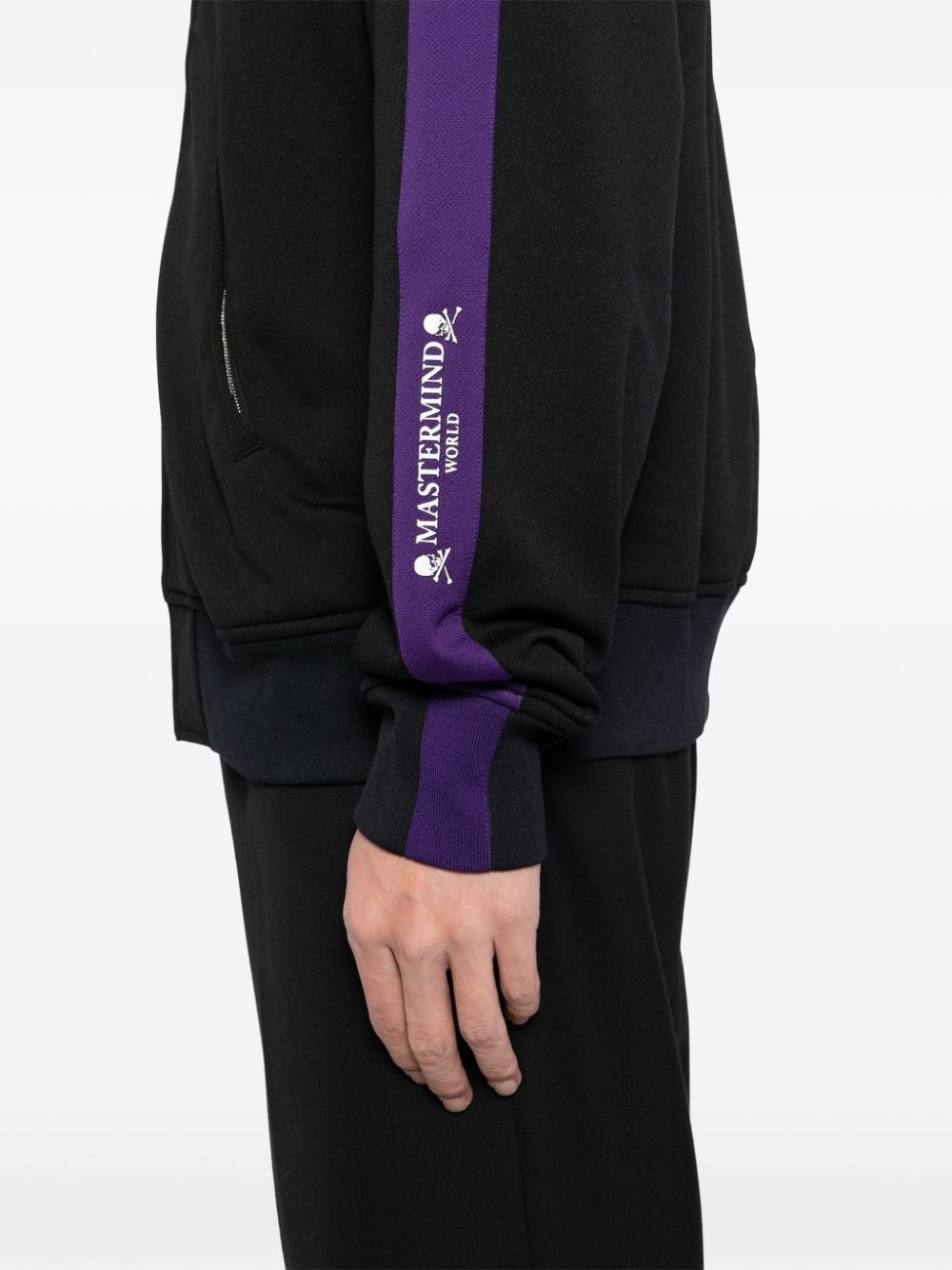 logo-tape sport jacket - 5