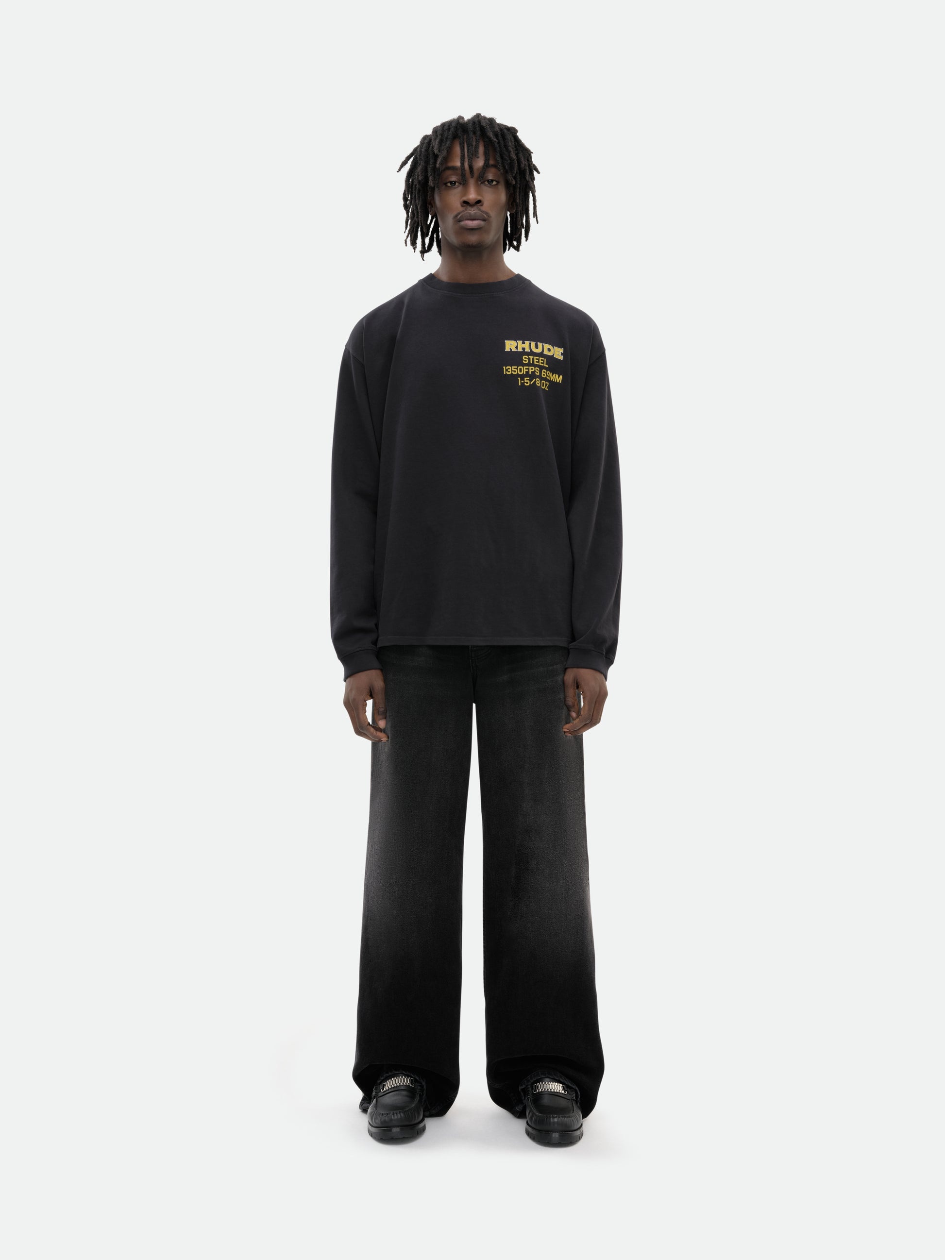 RHUDE STEEL LS TEE - 2