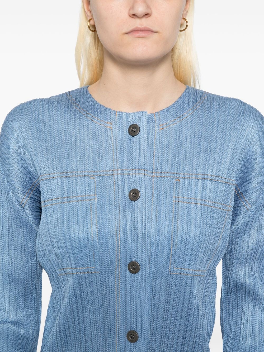 denim-like jacket - 5