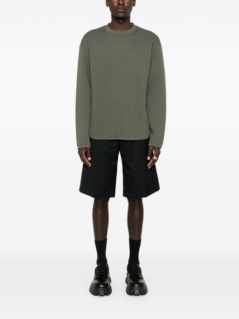 EMPORIO ARMANI Quilted sweatshirt outlook