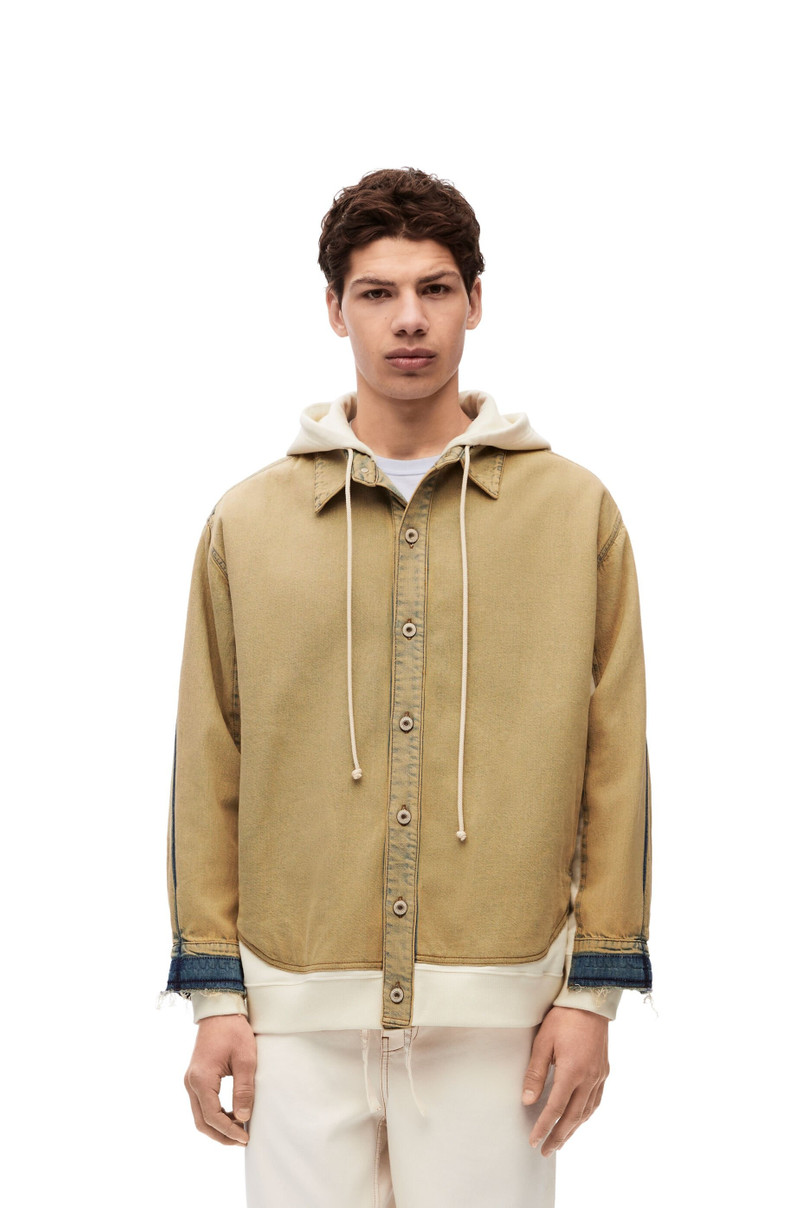 Loewe Hooded jacket in denim outlook