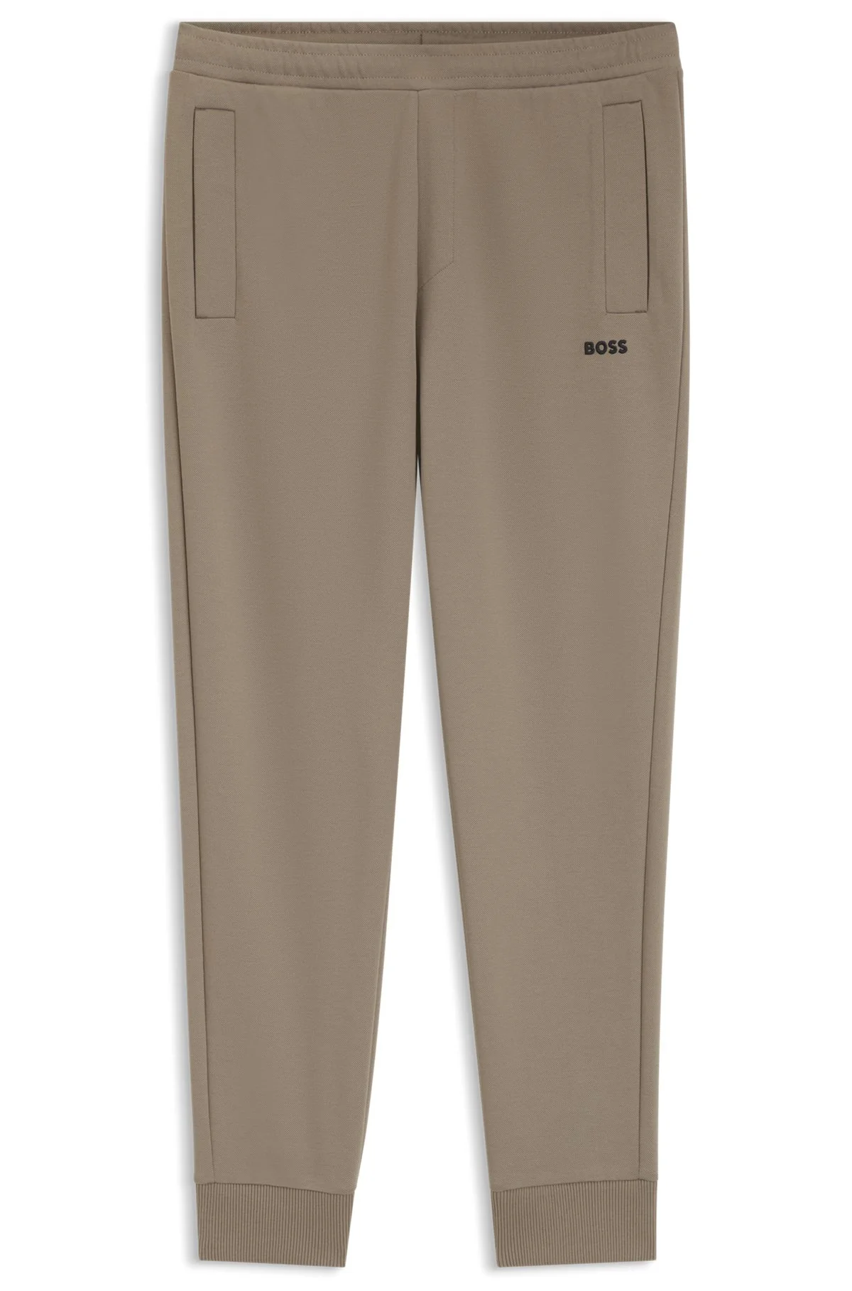COTTON-BLEND SWEATPANTS WITH EMBROIDERED LOGO - 1