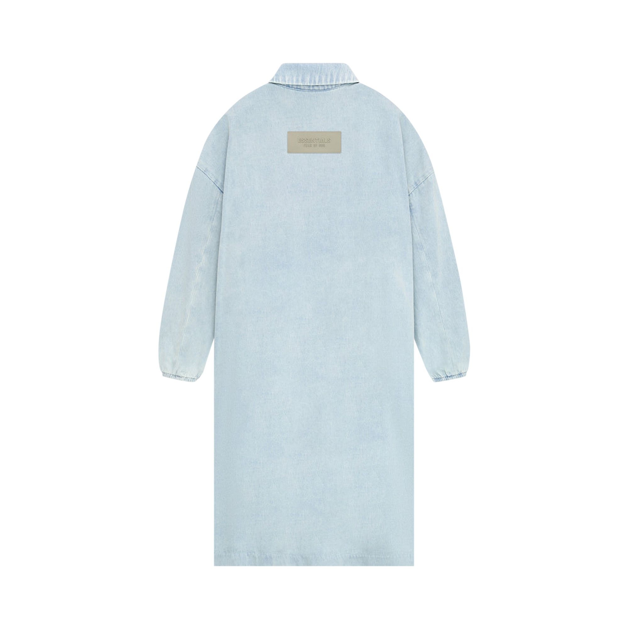 Fear of God Essentials Car Coat 'Light Washed Denim' - 2