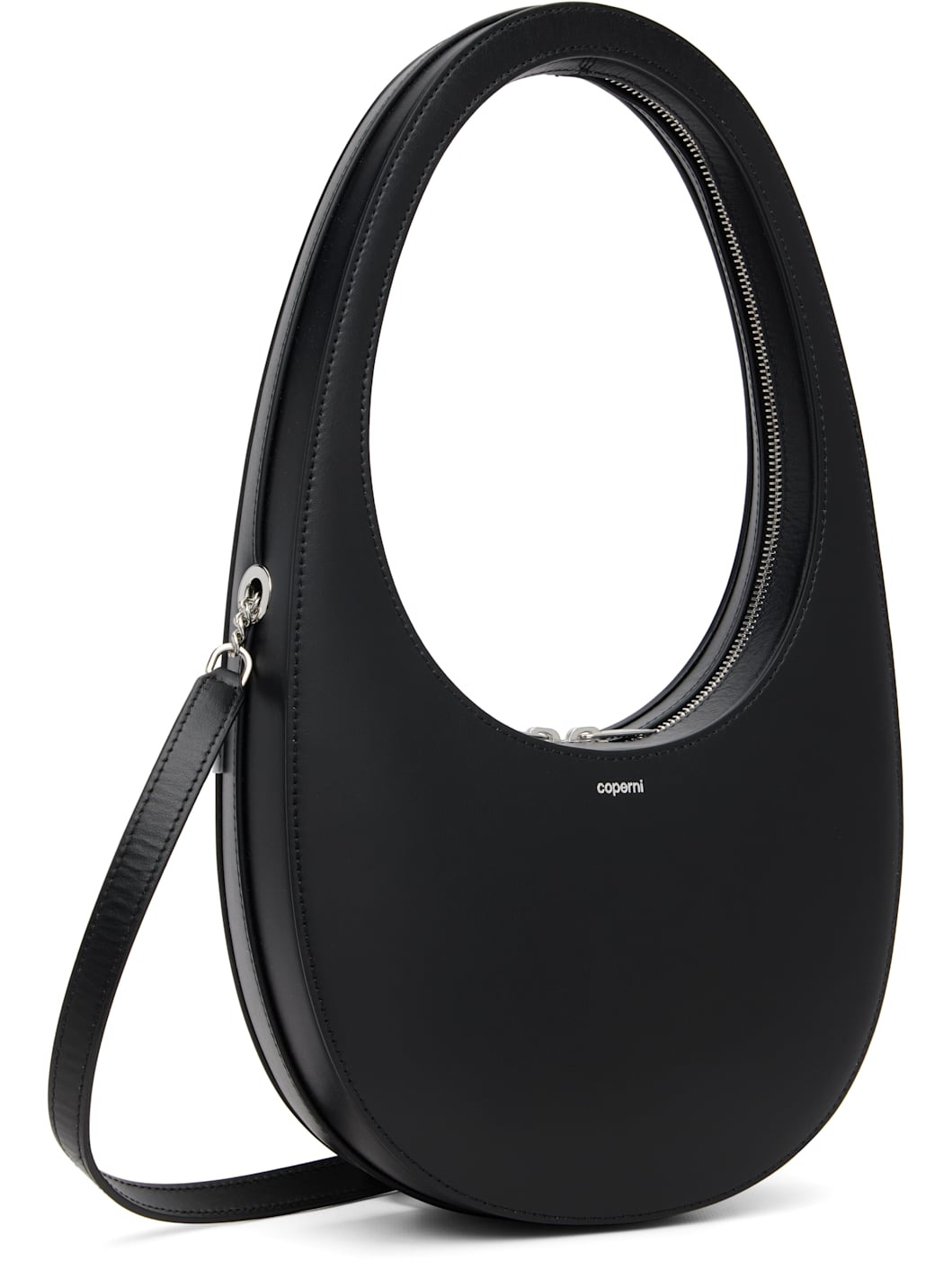 Black Crossbody Swipe Bag - 2
