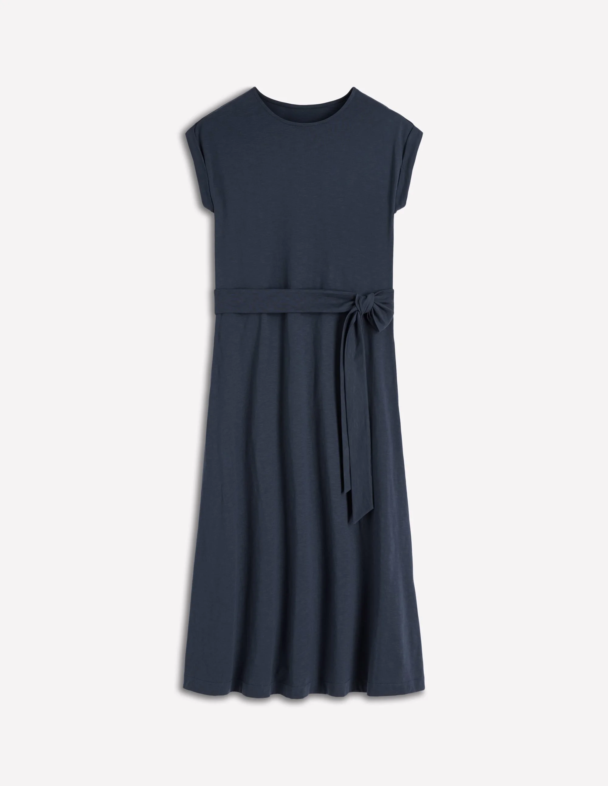 Eve Jersey Midi Dress-Navy - 1