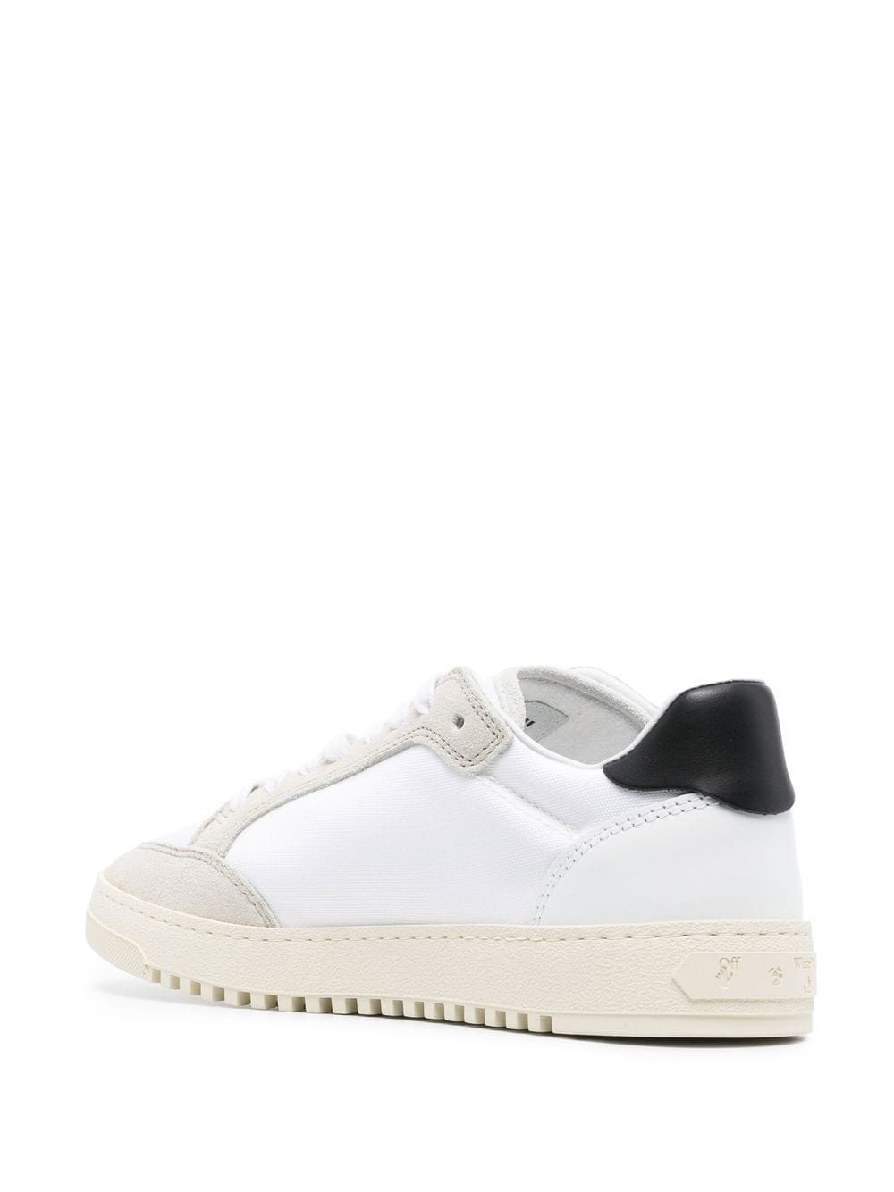 logo-patch lace-up sneakers - 3
