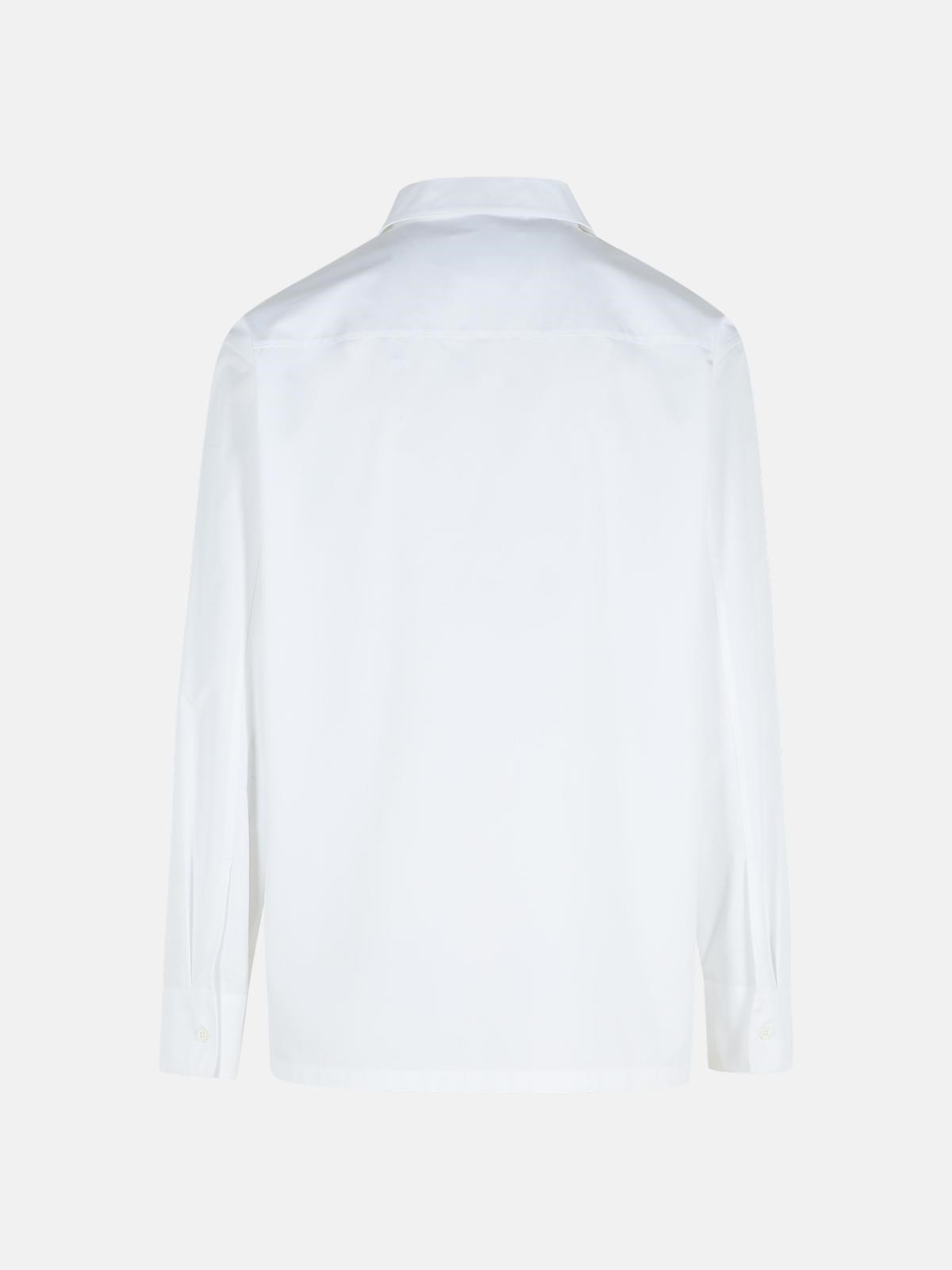 WHITE COTTON SHIRT - 3