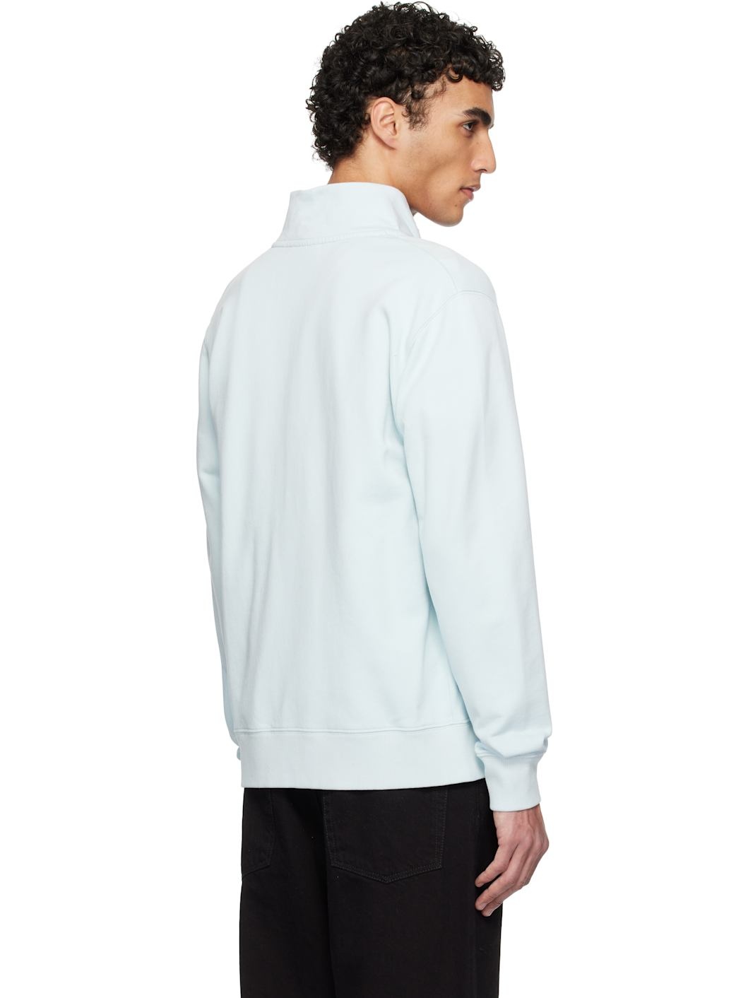 Blue Fox Head Patch Fullzip Regular Sweatshirt - 3