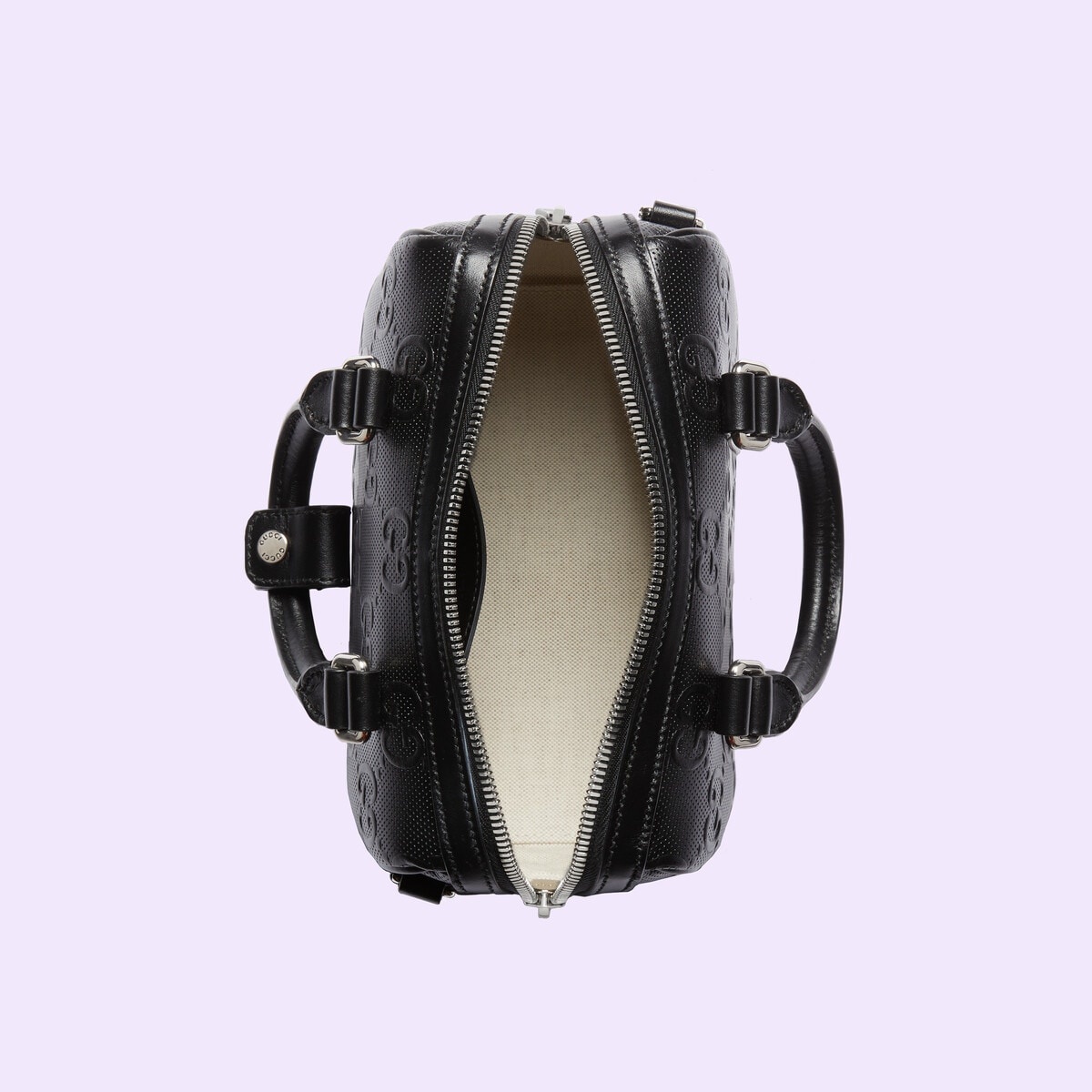GG embossed mini duffle bag - 8