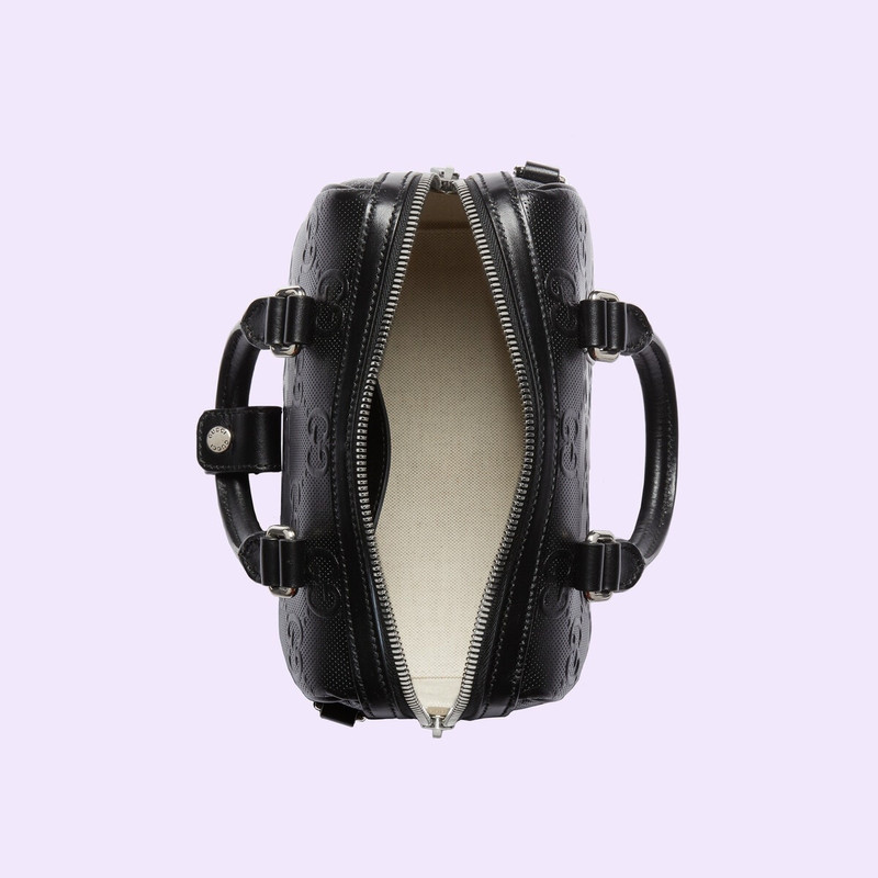 GG embossed mini duffle bag 8