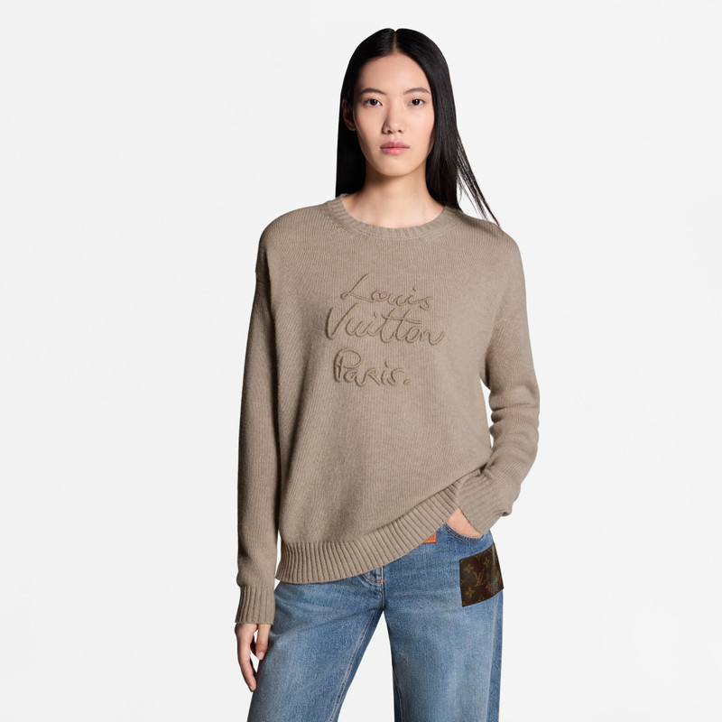 Cursive Signature Pullover 4