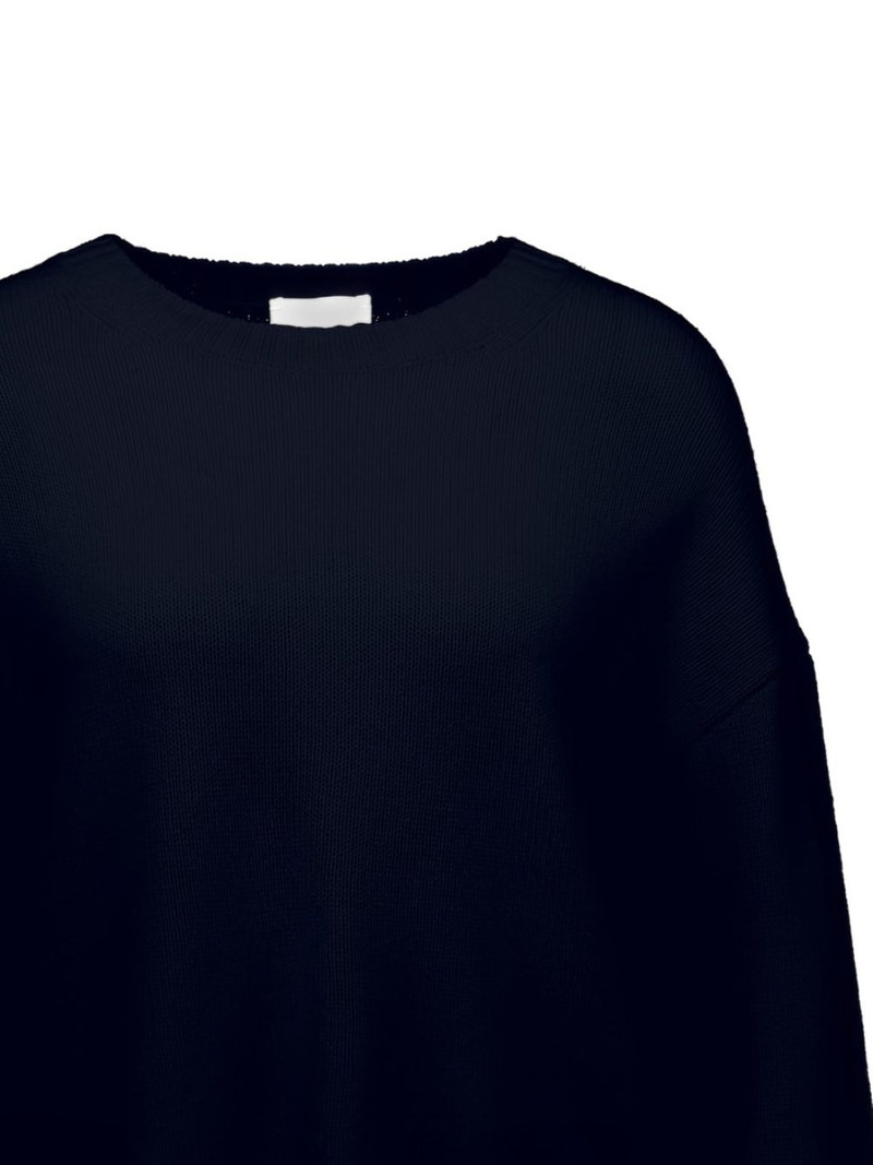 Allude crew-neck sweater outlook