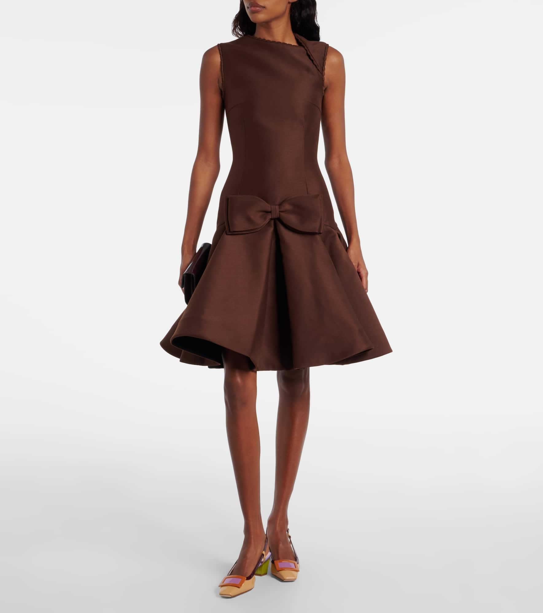 Bow-detail midi dress - 2