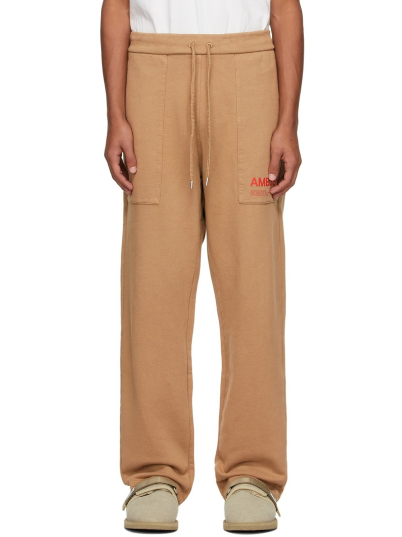 Beige 'Workshop' Lounge Pants - 1