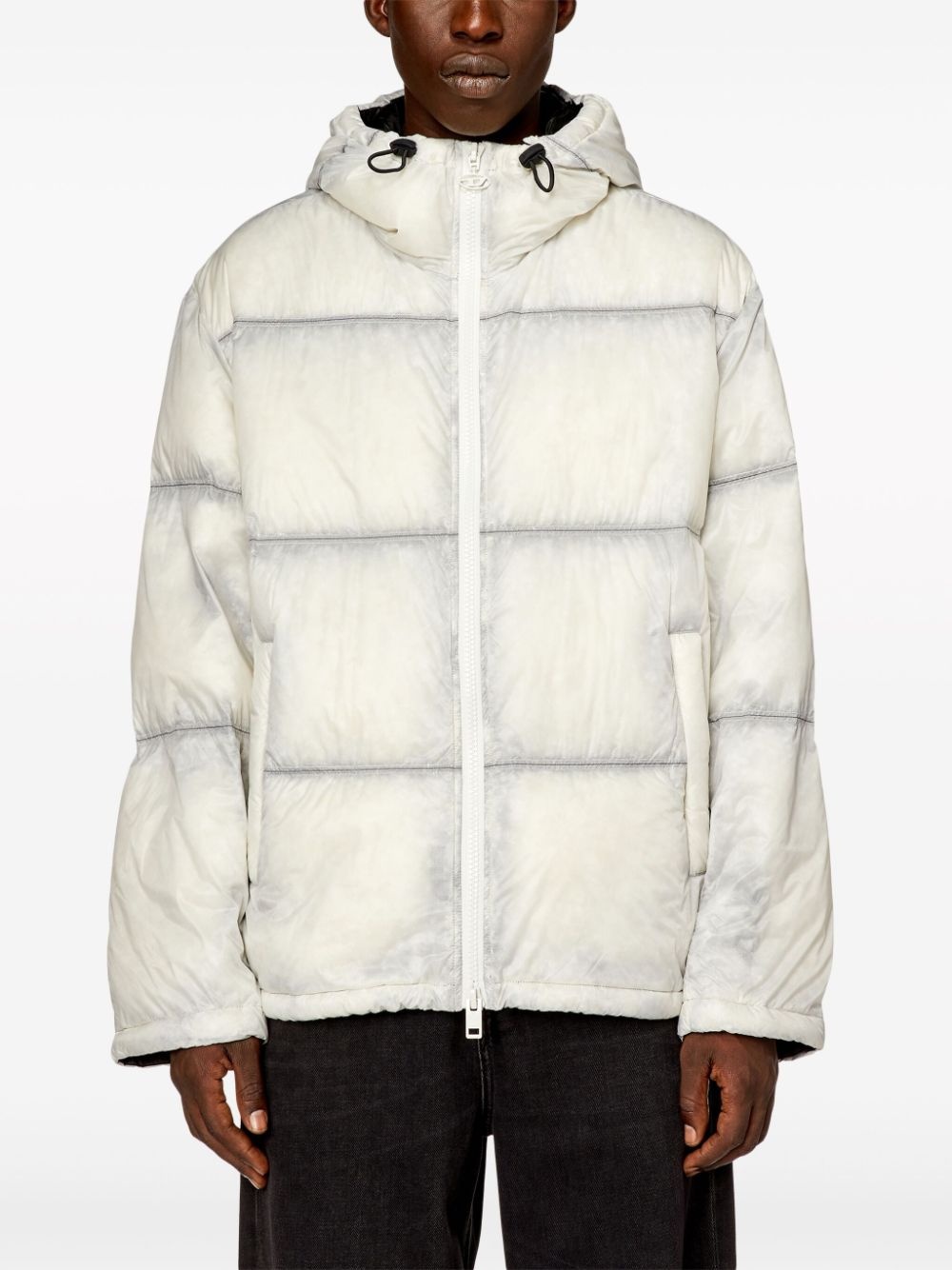 W-Baskin hooded down jacket - 3