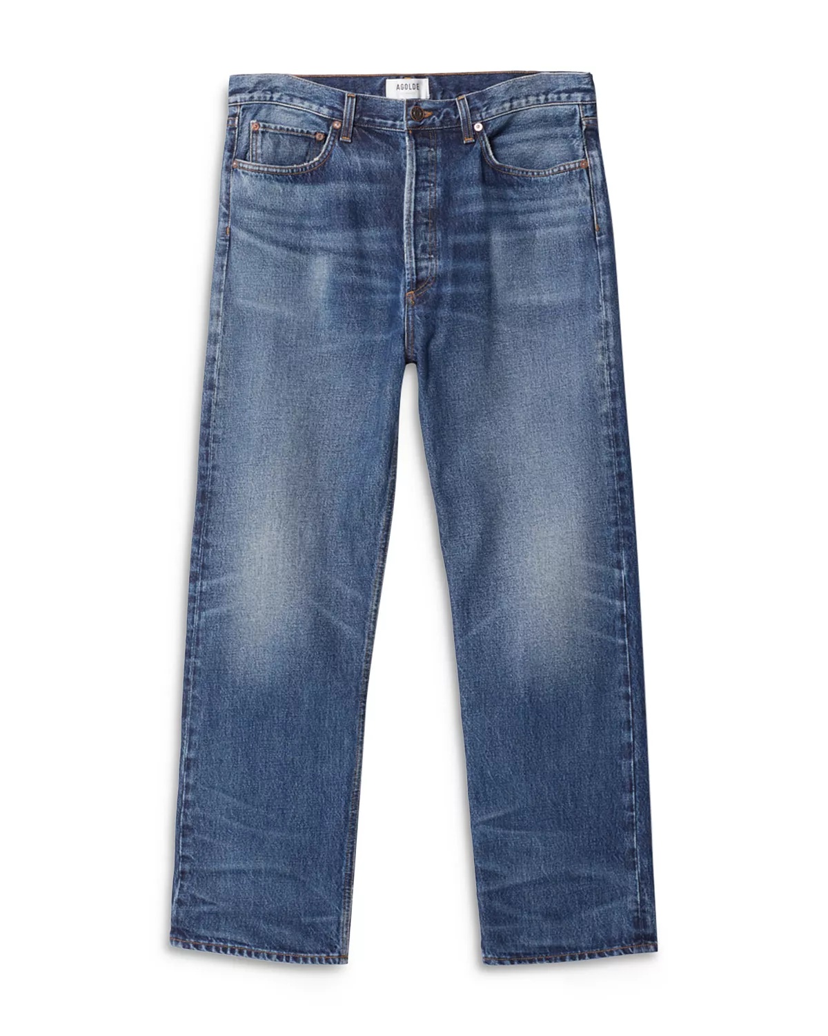 90's Straight Leg Relaxed Jeans in Illuminate - 8