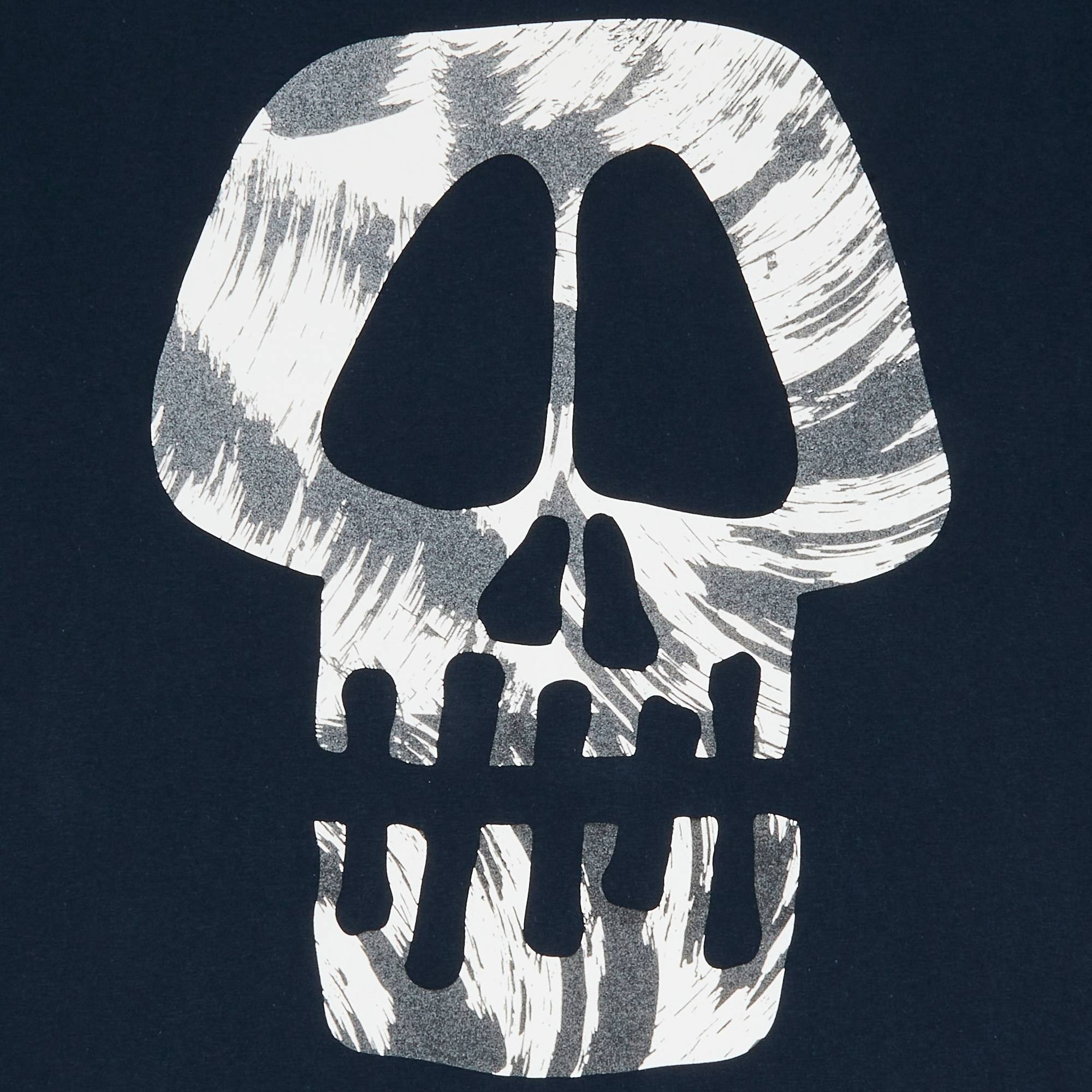 Stussy Brush Skull Tee 'Navy' - 3